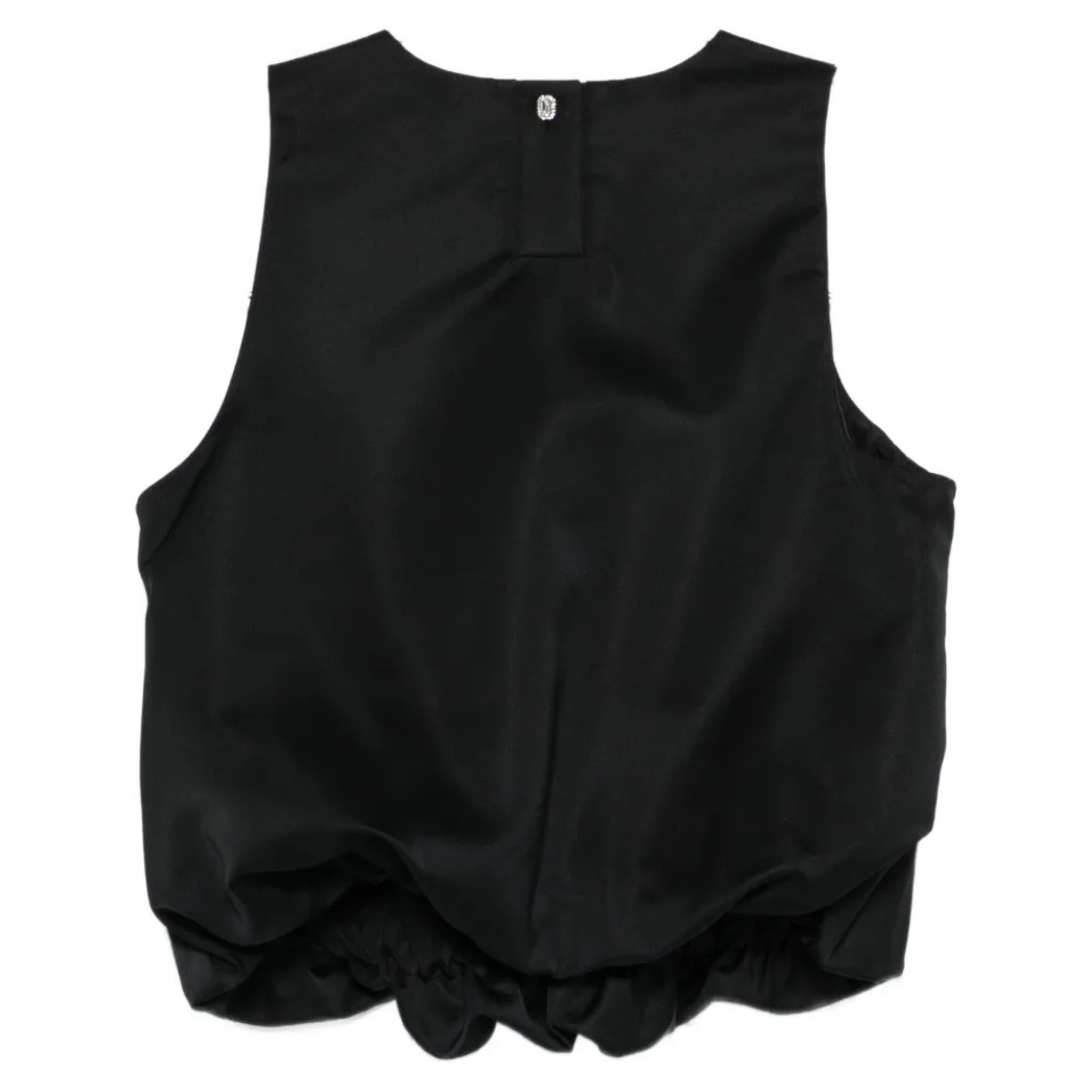 DKNY Marškiniai be rankovių moterims, Juoda, Sleeveless bubble top 2