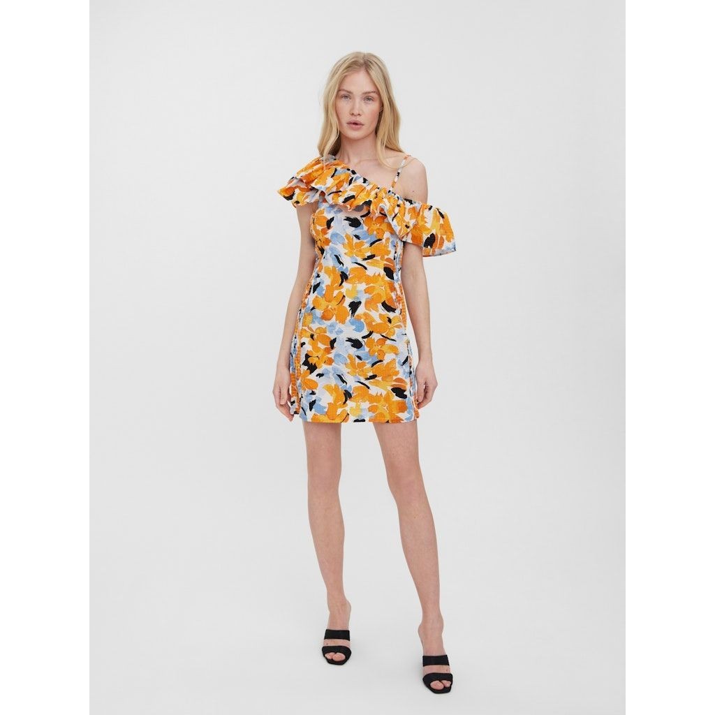 VERO MODA Mini suknelė moterims, Balta, VMNALA O/S SHORT DRES 6