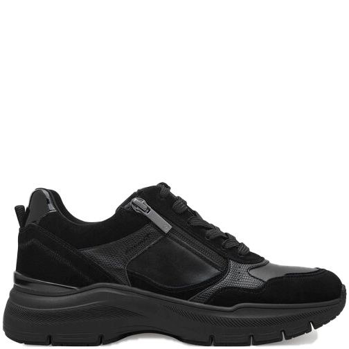 TAMARIS Laisvalaikio bateliai moterims, Juoda, Sneaker low 2
