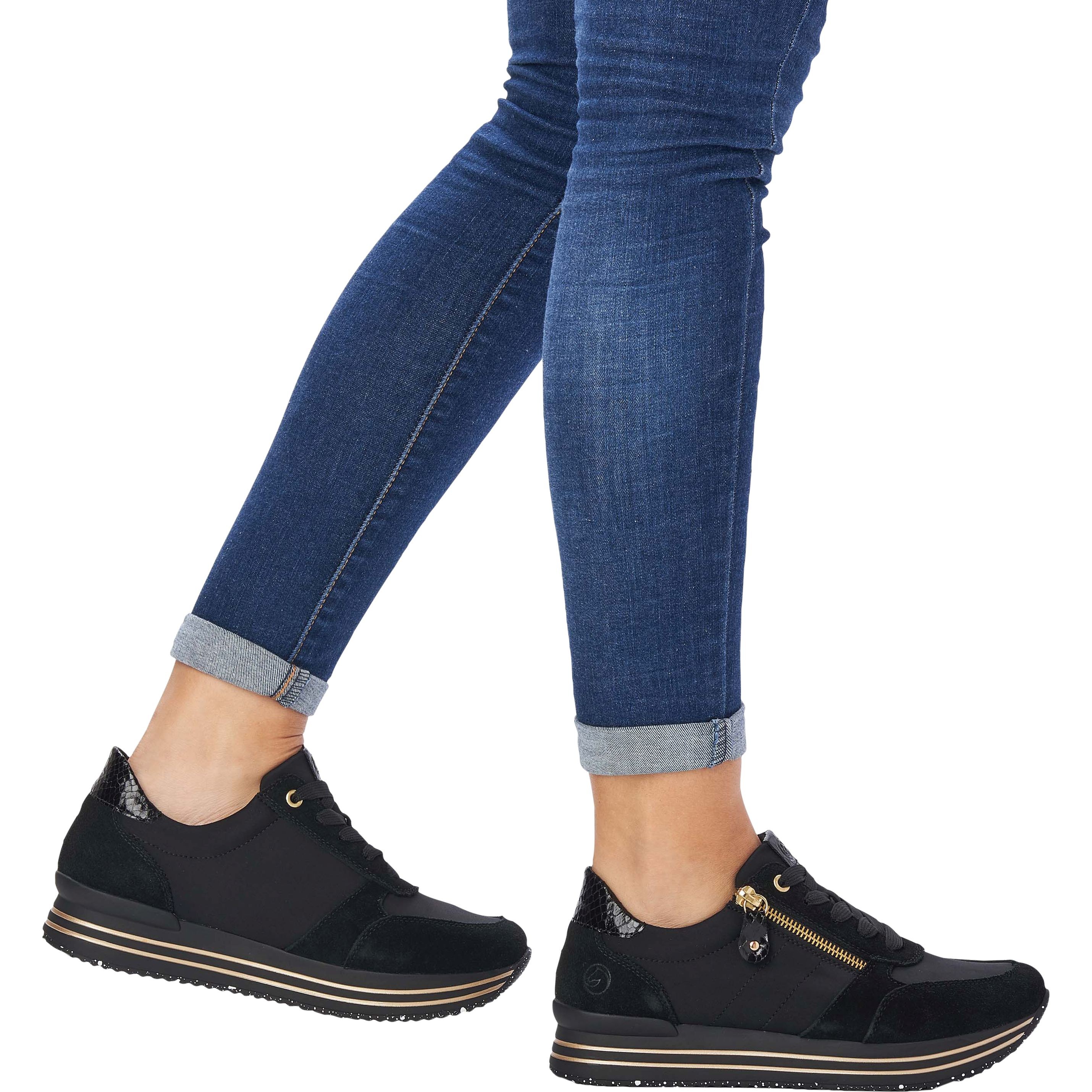 REMONTE Laisvalaikio bateliai moterims, Juoda, Ladies shoes 2