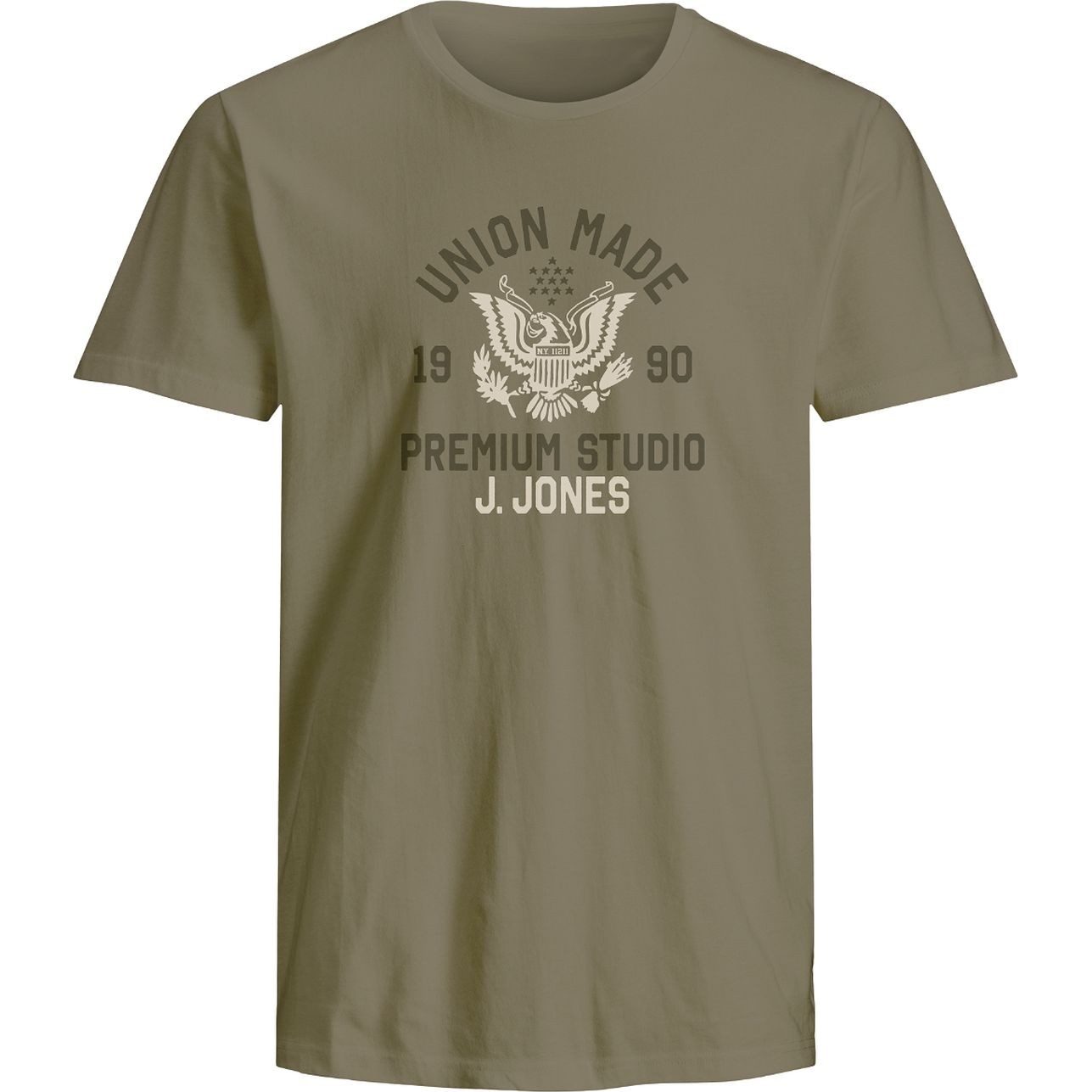 JACK & JONES Marškinėliai vyrams, Ruda, Star tee