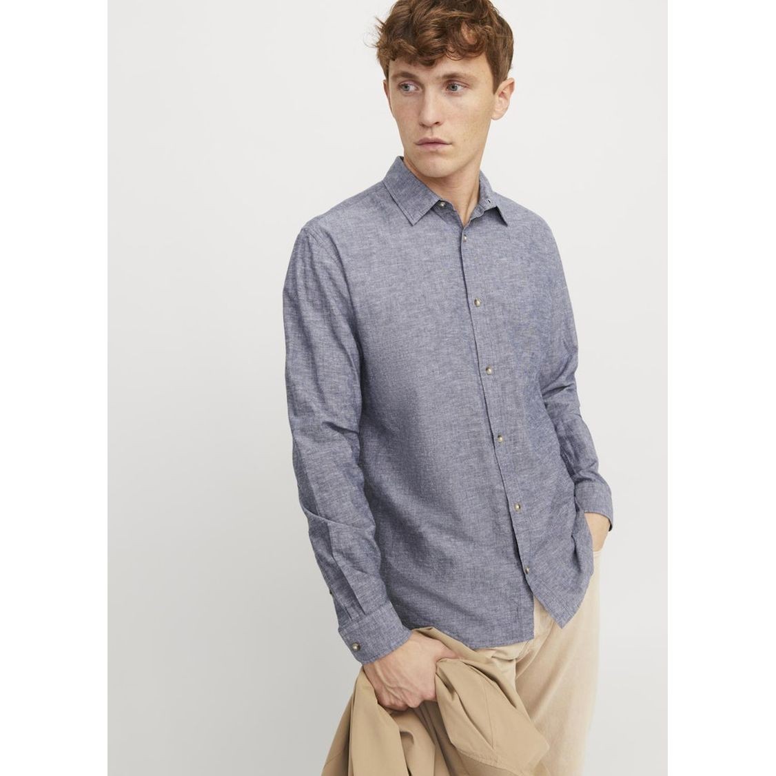 JACK & JONES Marškiniai vyrams, Mėlyna, Jjesummer shirts 4