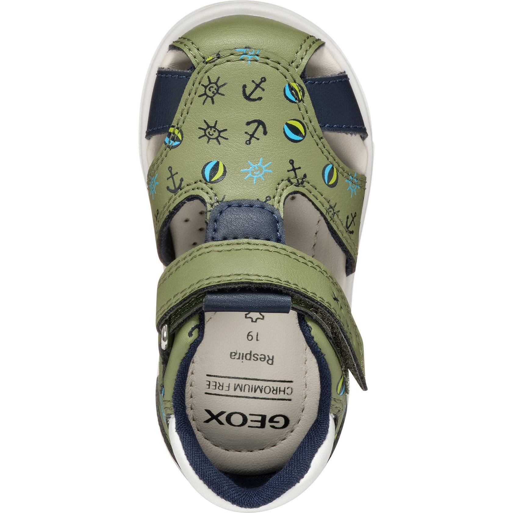 GEOX Basutės berniukams, Žalia, Zapito sandals 3