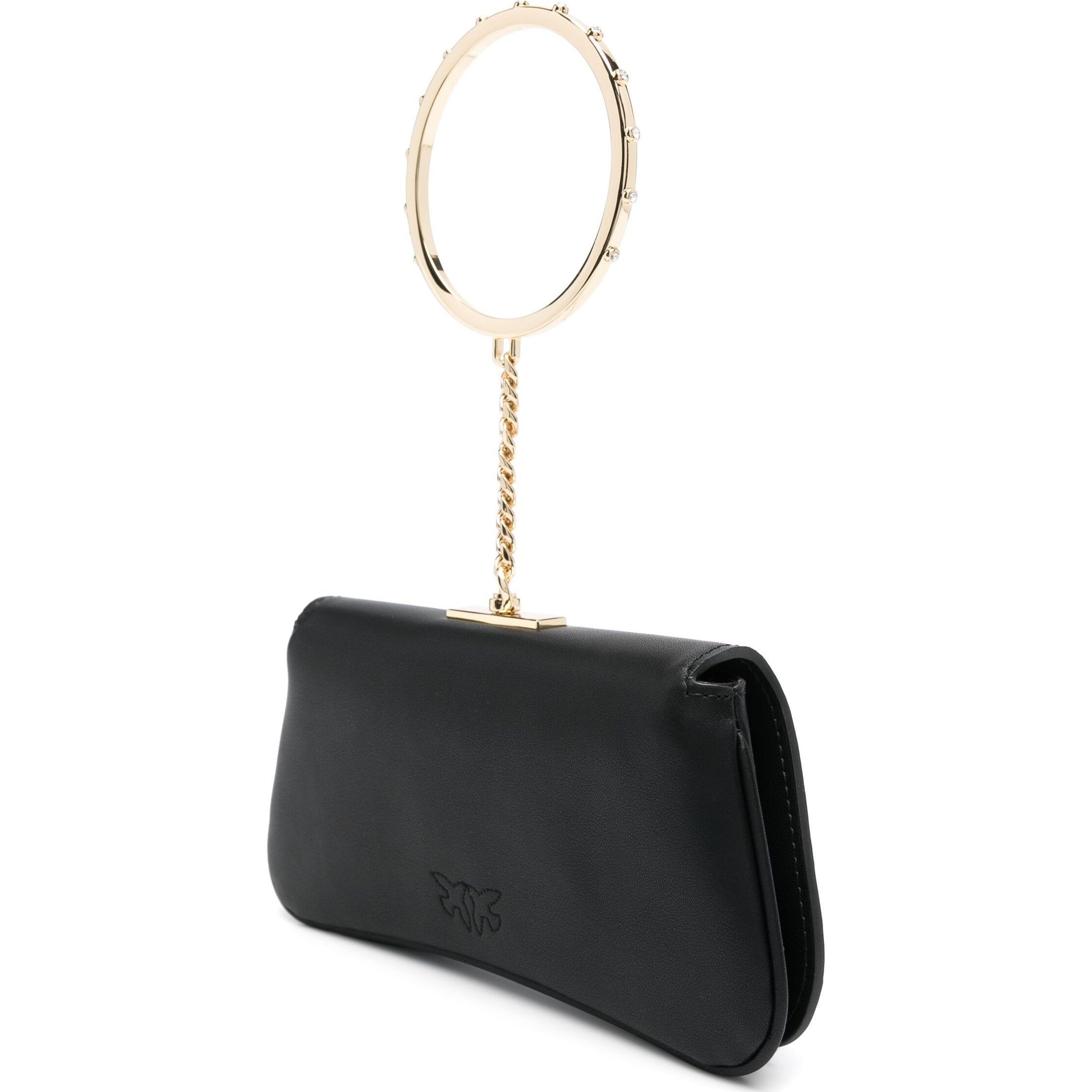 PINKO Delninukė moterims, Juoda, Marpesia clutch bag 2