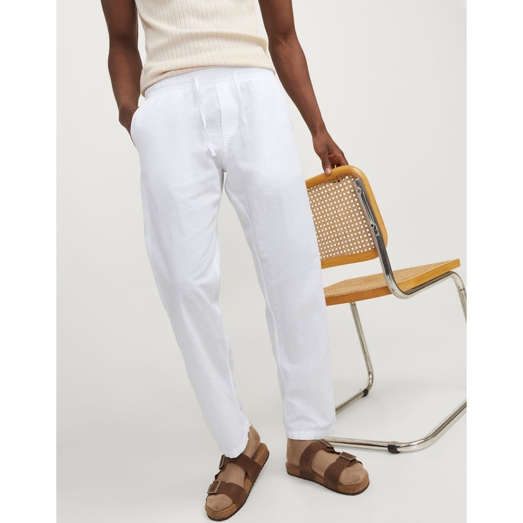 JACK & JONES Kelnės vyrams, Balta, Jpstkane pants 8