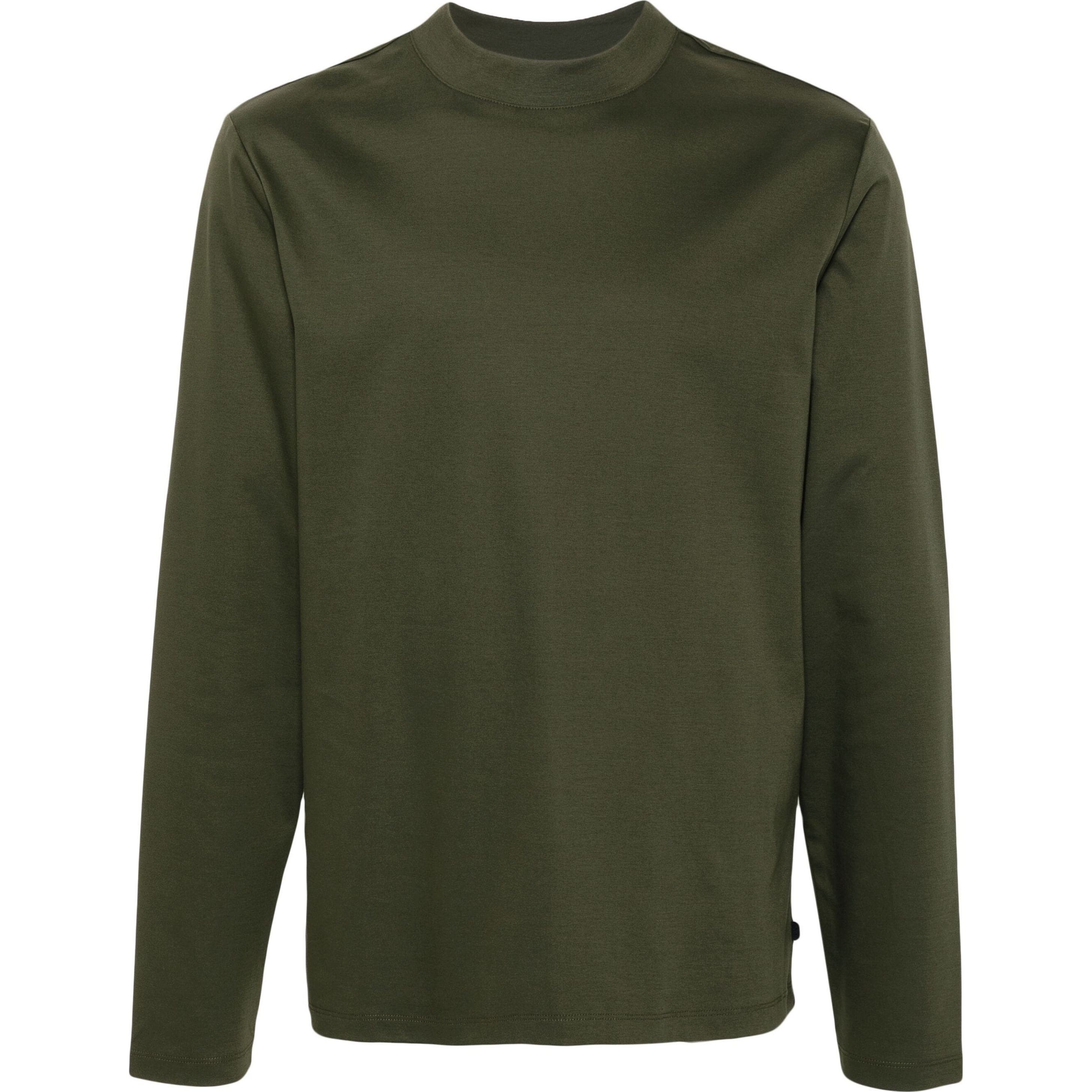 J.LINDEBERG Marškinėliai ilgom. rankovėmis vyrams, Žalia, Ace mock neck ls t-shirt