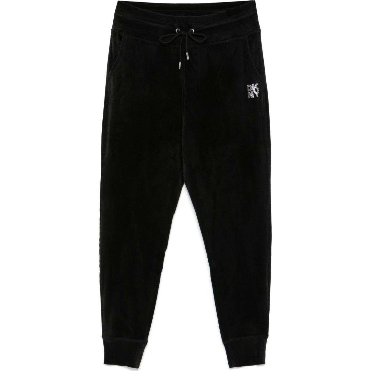 DKNY Kelnės moterims, Juoda, Rhstn logo jogger 1