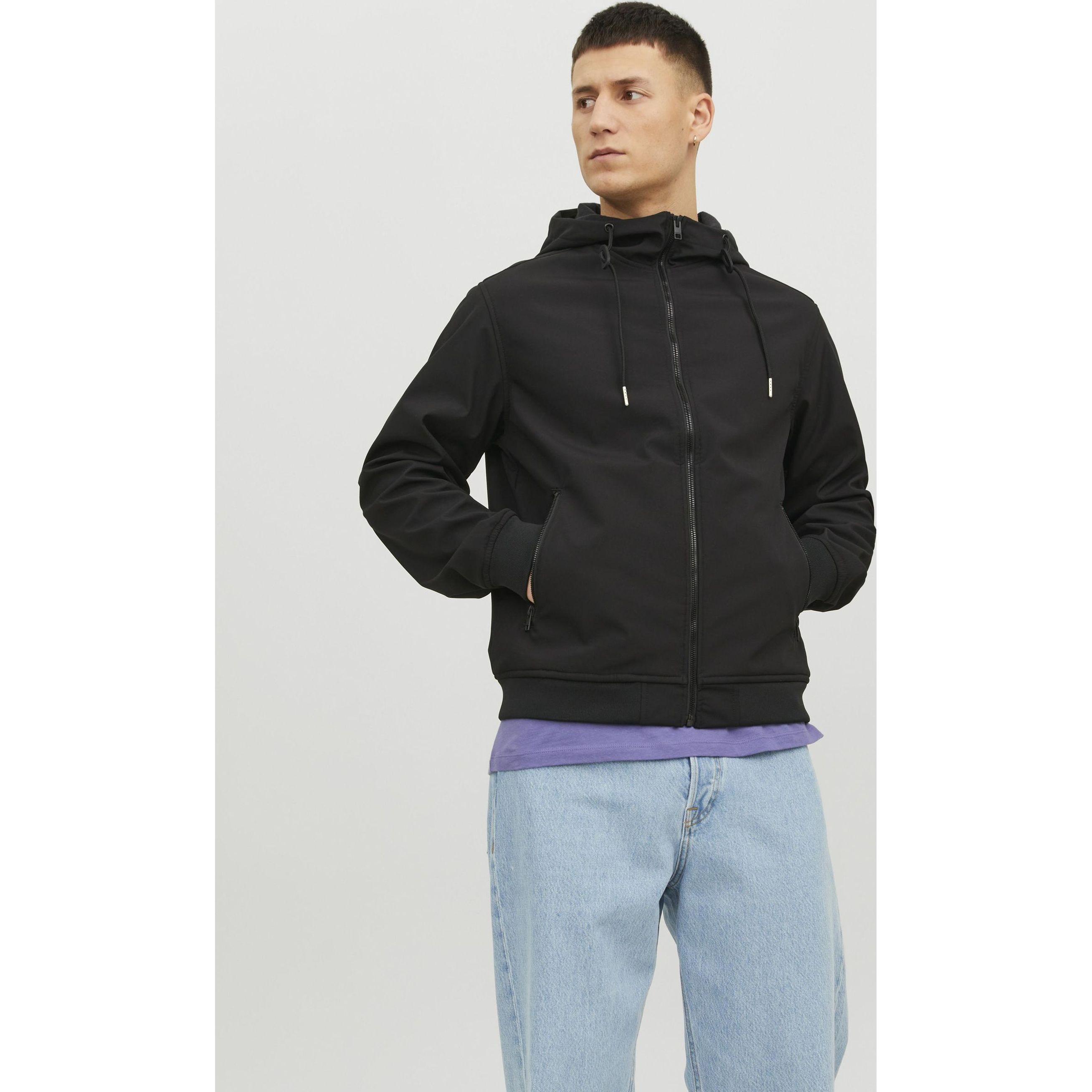 JACK & JONES Striukė vyrams, Juoda, Jjebasic jackets 2