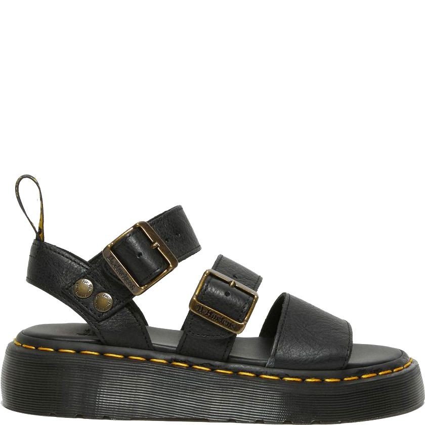 DR. MARTENS Basutės moterims, Juoda, Gryphon quad pisa sandals 2