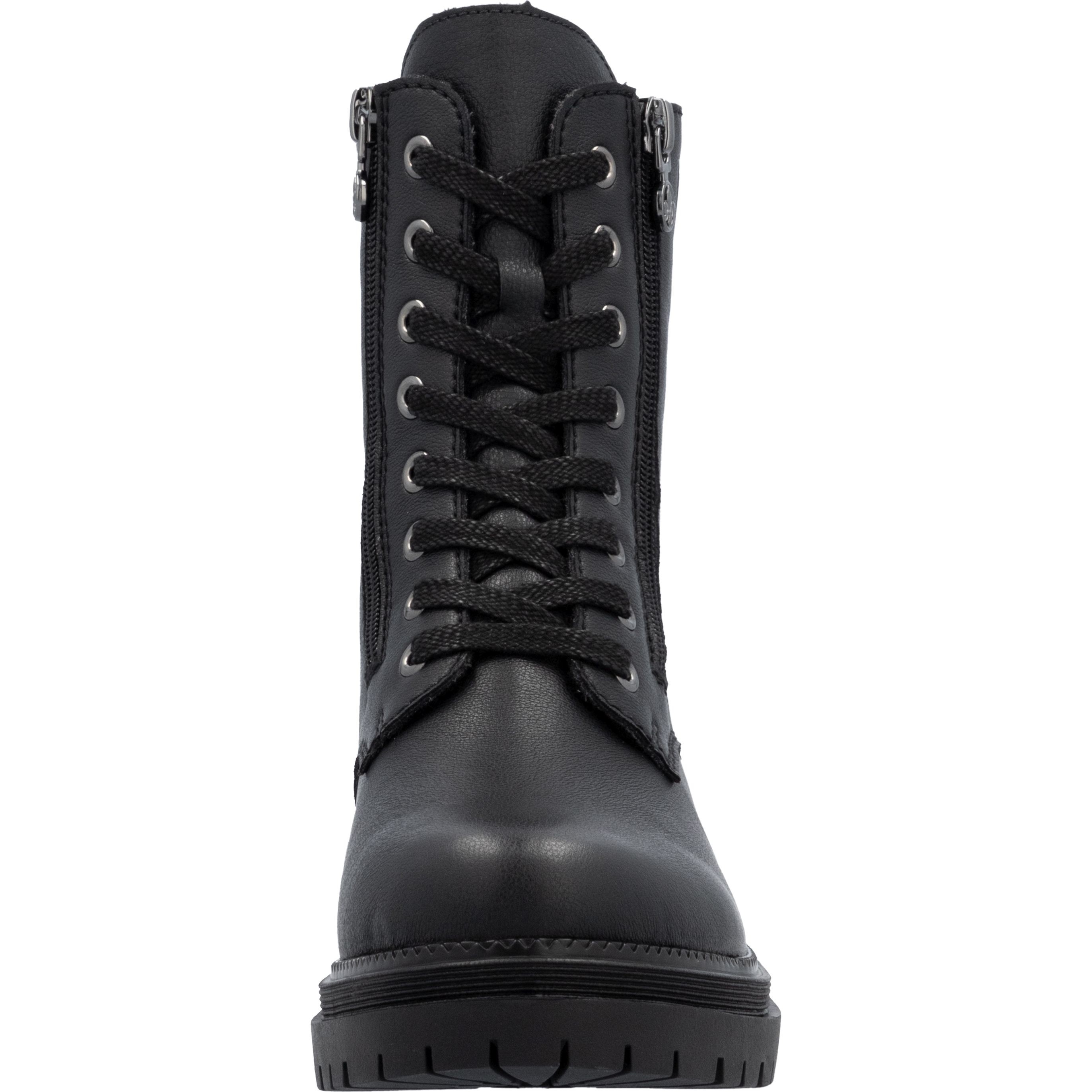 RIEKER Aulinukai moterims, Juoda, Ladies mid height boots 8