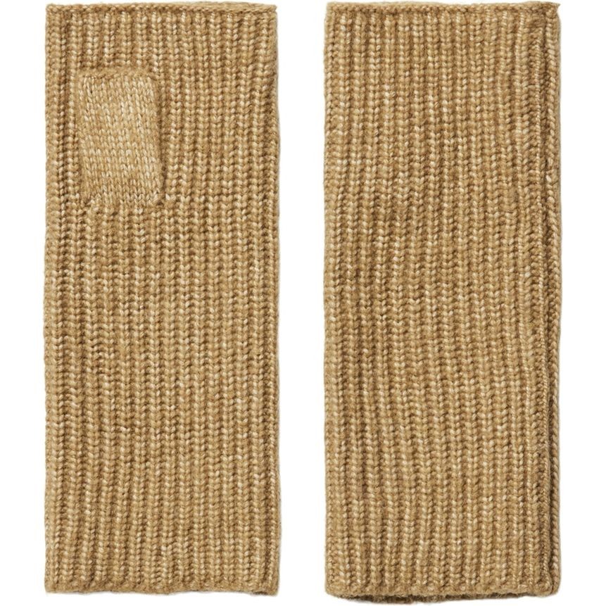 PIECES Pirštuotos pirštinės moterims, Ruda, PCJIN ARMWARMER