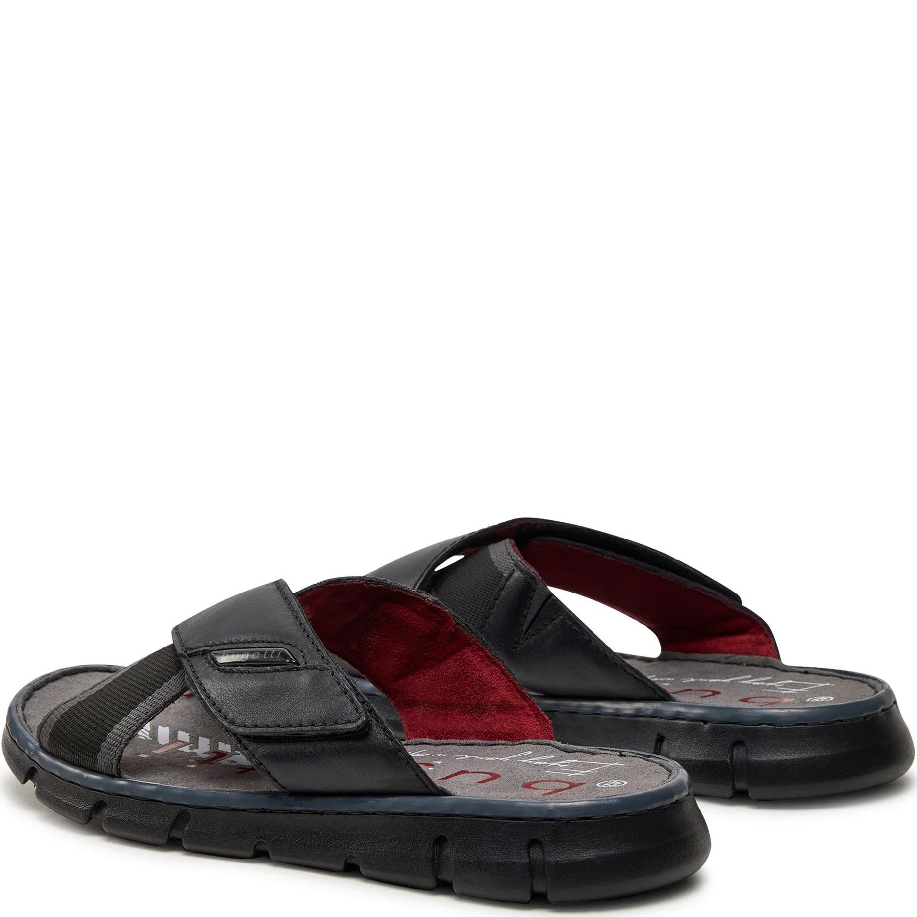 BUGATTI Šlepetės vyrams, Juoda, Damar slippers 4