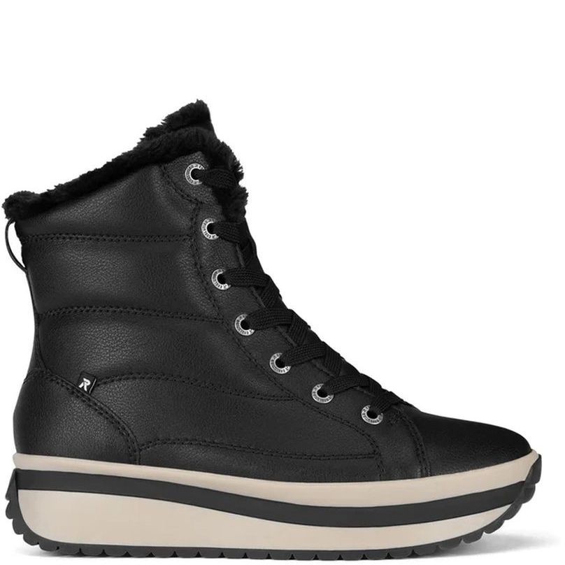 RIEKER EVOLUTION Aulinukai moterims, Juoda, Ladies mid height boots 2