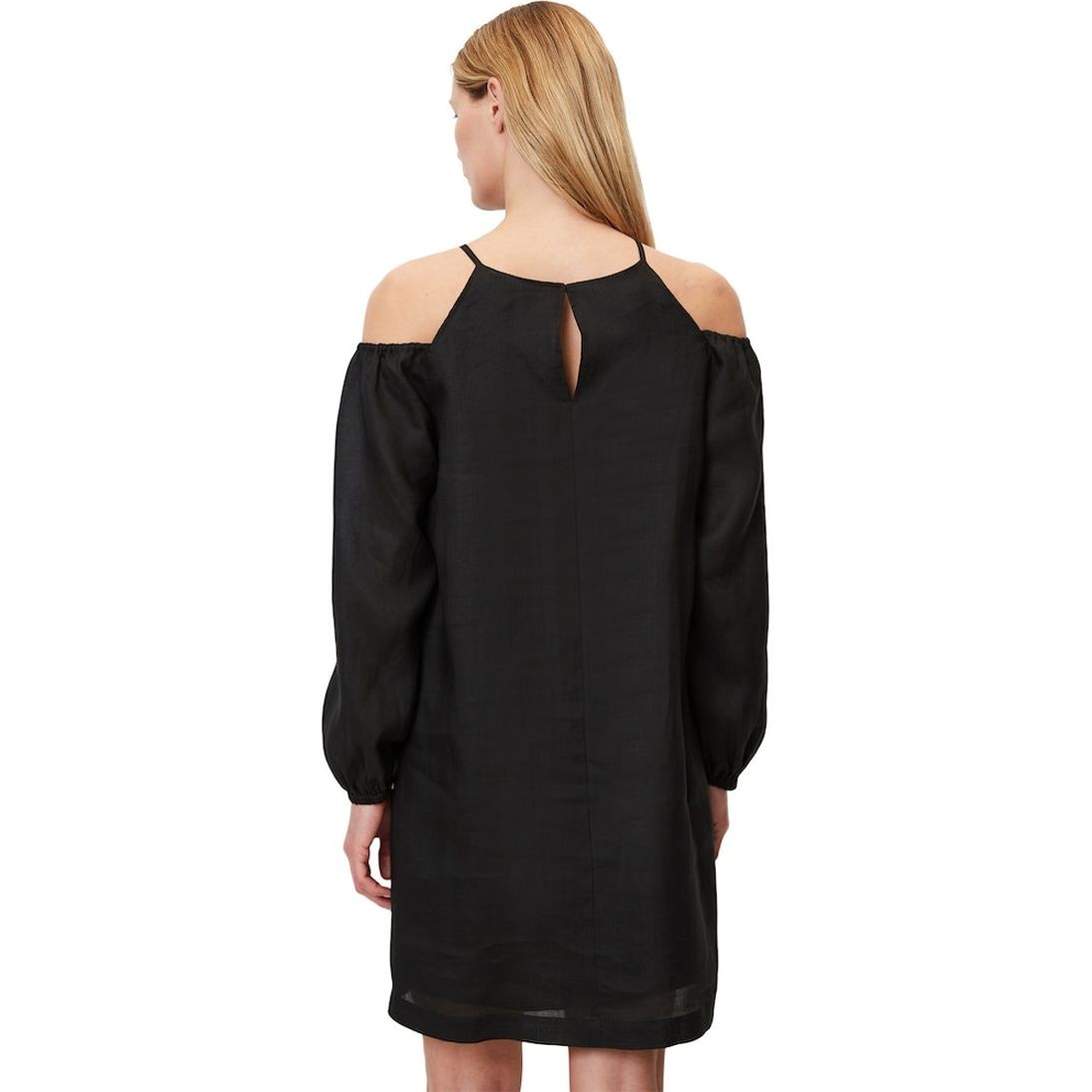 MARC O'POLO Mini suknelė moterims, Juoda 3