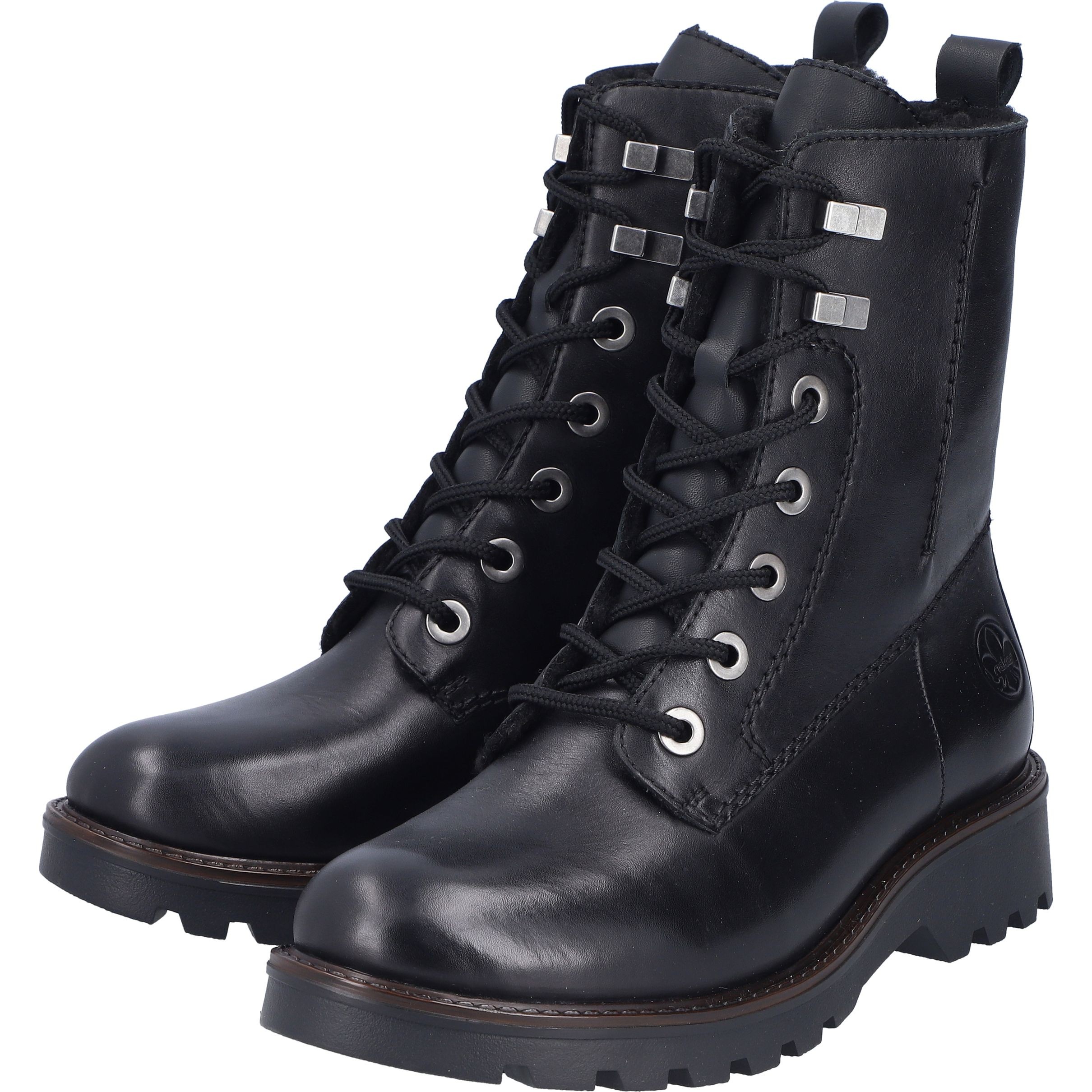 RIEKER Aulinukai moterims, Juoda, Ladies mid height boots 10