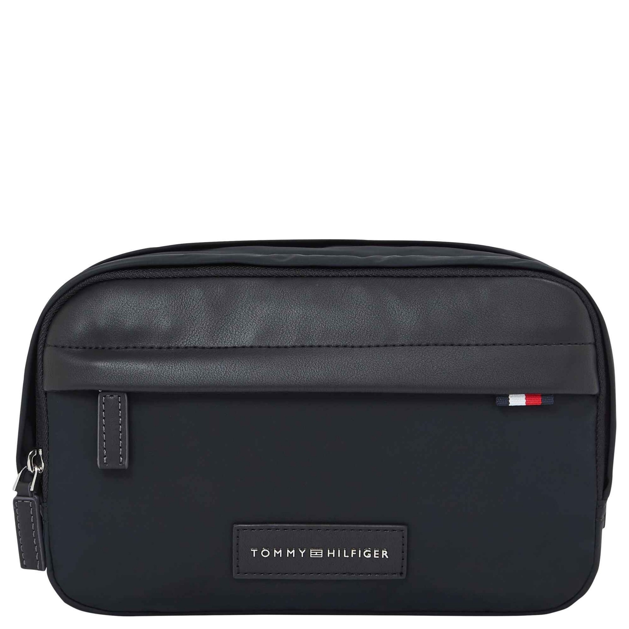 TOMMY HILFIGER Kosmetinė vyrams, Juoda, TH nylon washbag 1
