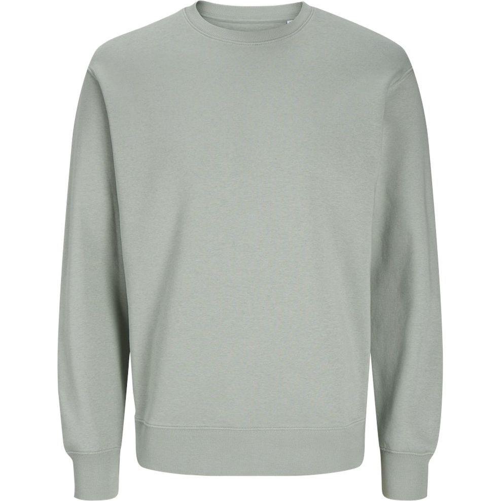 JACK & JONES Megztinis vyrams, Žalia, Star basic sweat 1