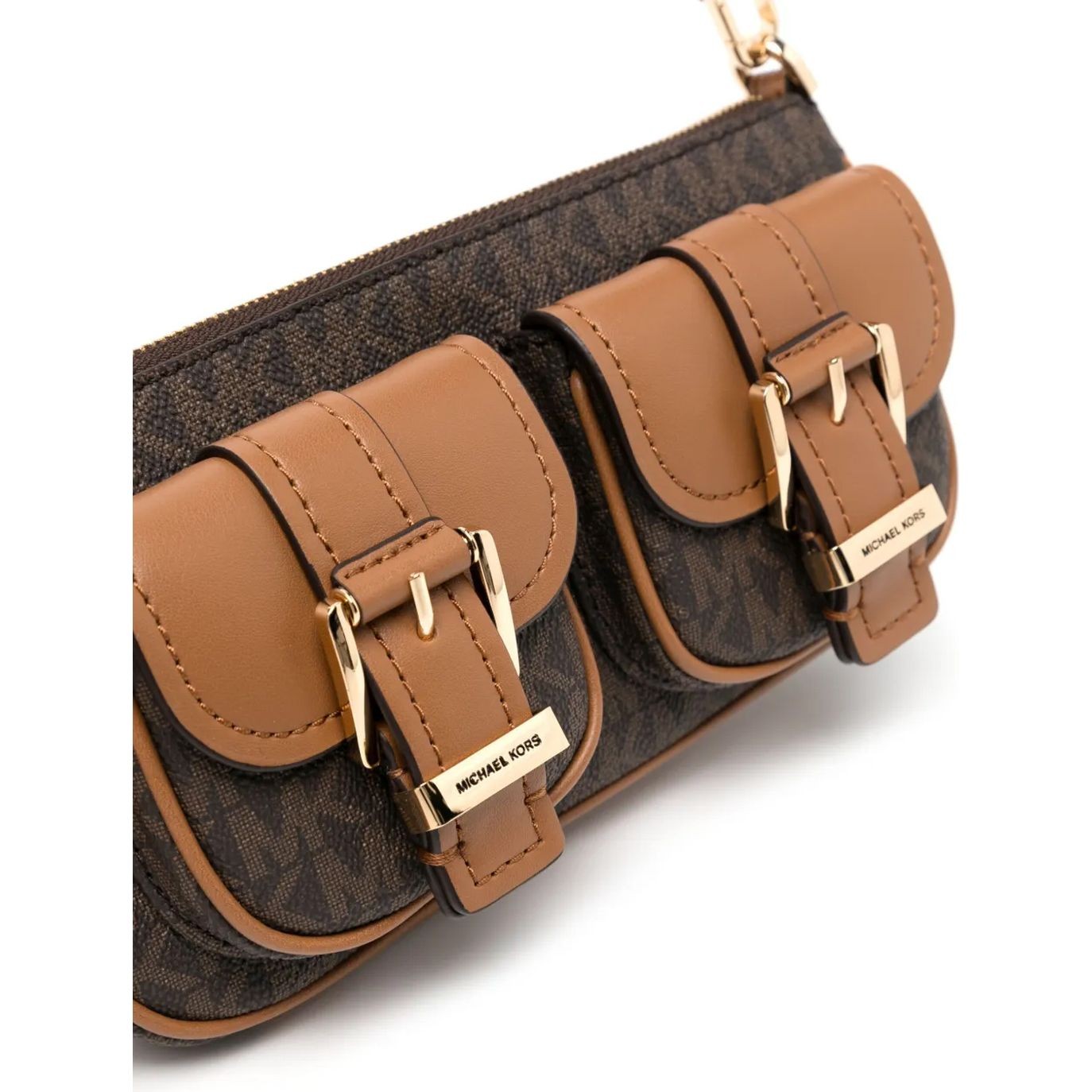 MICHAEL KORS Rankinė per petį moterims, Ruda, Sm chain pouchette 3