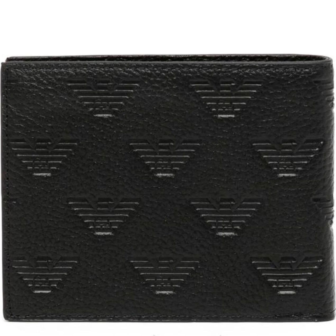 EMPORIO ARMANI Piniginė vyrams, Juoda, Wallet 2