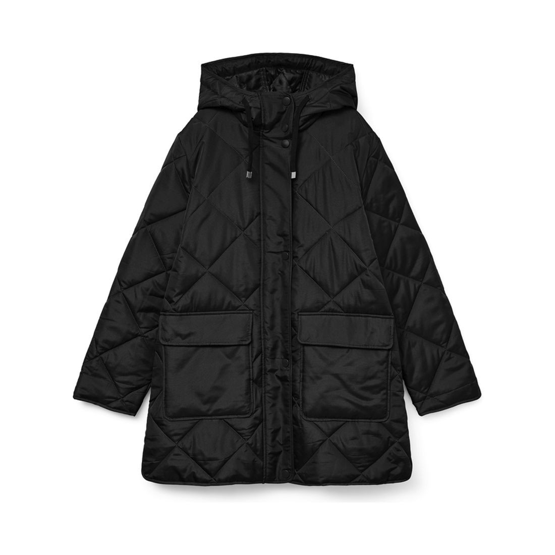 VERO MODA Striukė moterims, Juoda, Millie tessa coat