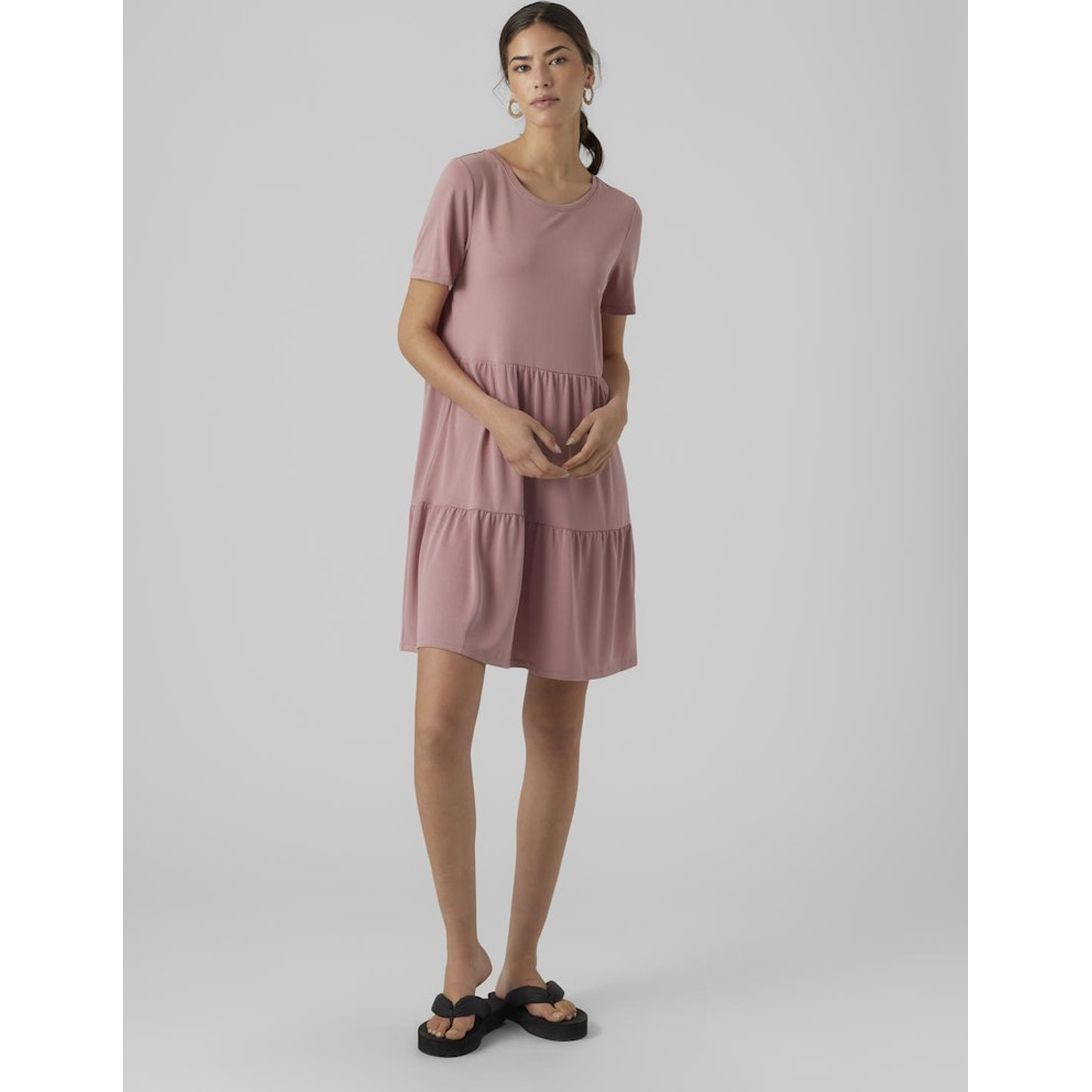 VERO MODA Mini suknelė moterims, Rožinė, Vmfilli mini dress 4