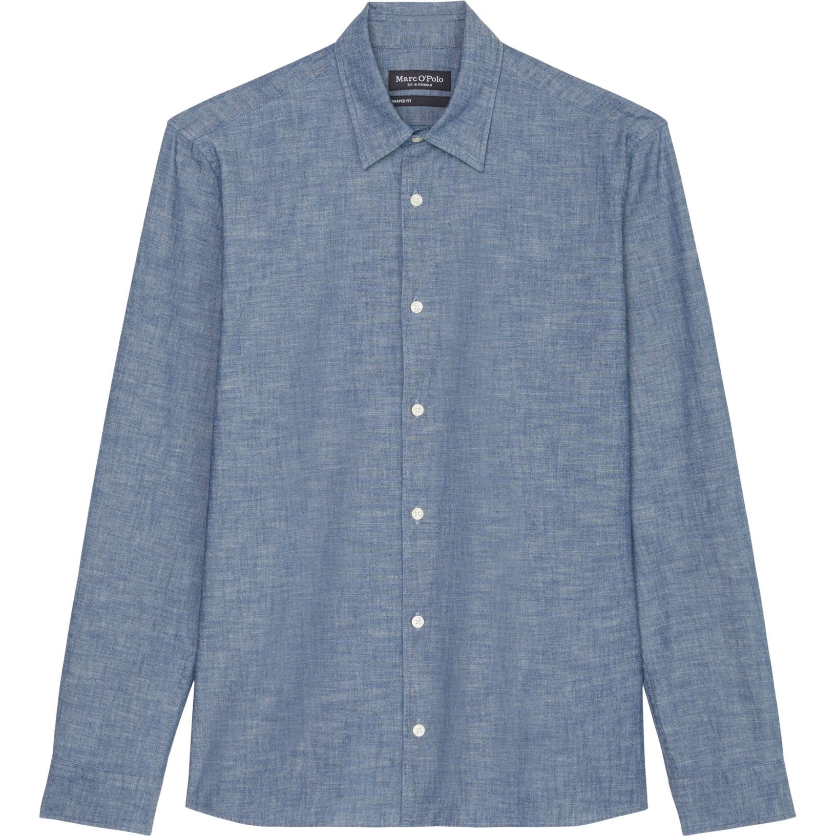 MARC O'POLO Marškiniai ilgomis rankovėmis vyrams, Mėlyna 1