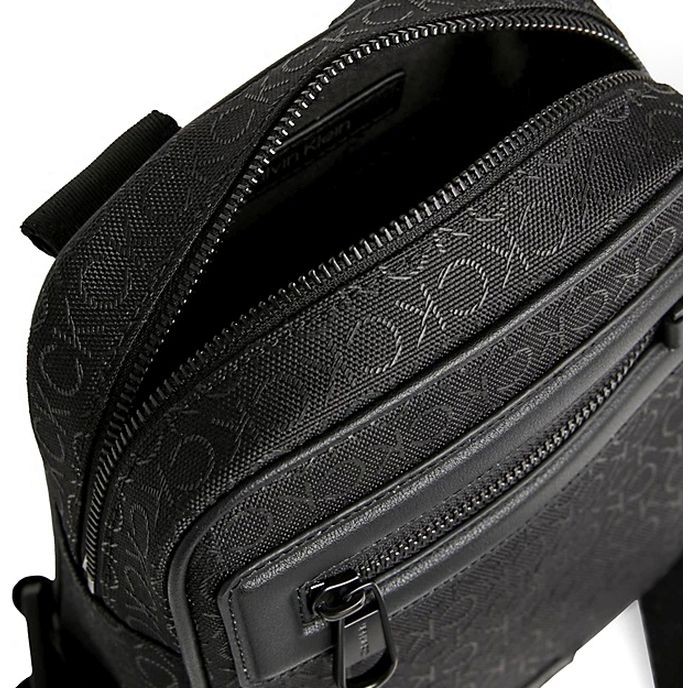 CALVIN KLEIN Rankinė per petį vyrams, Juoda, Elevaed reporter 4