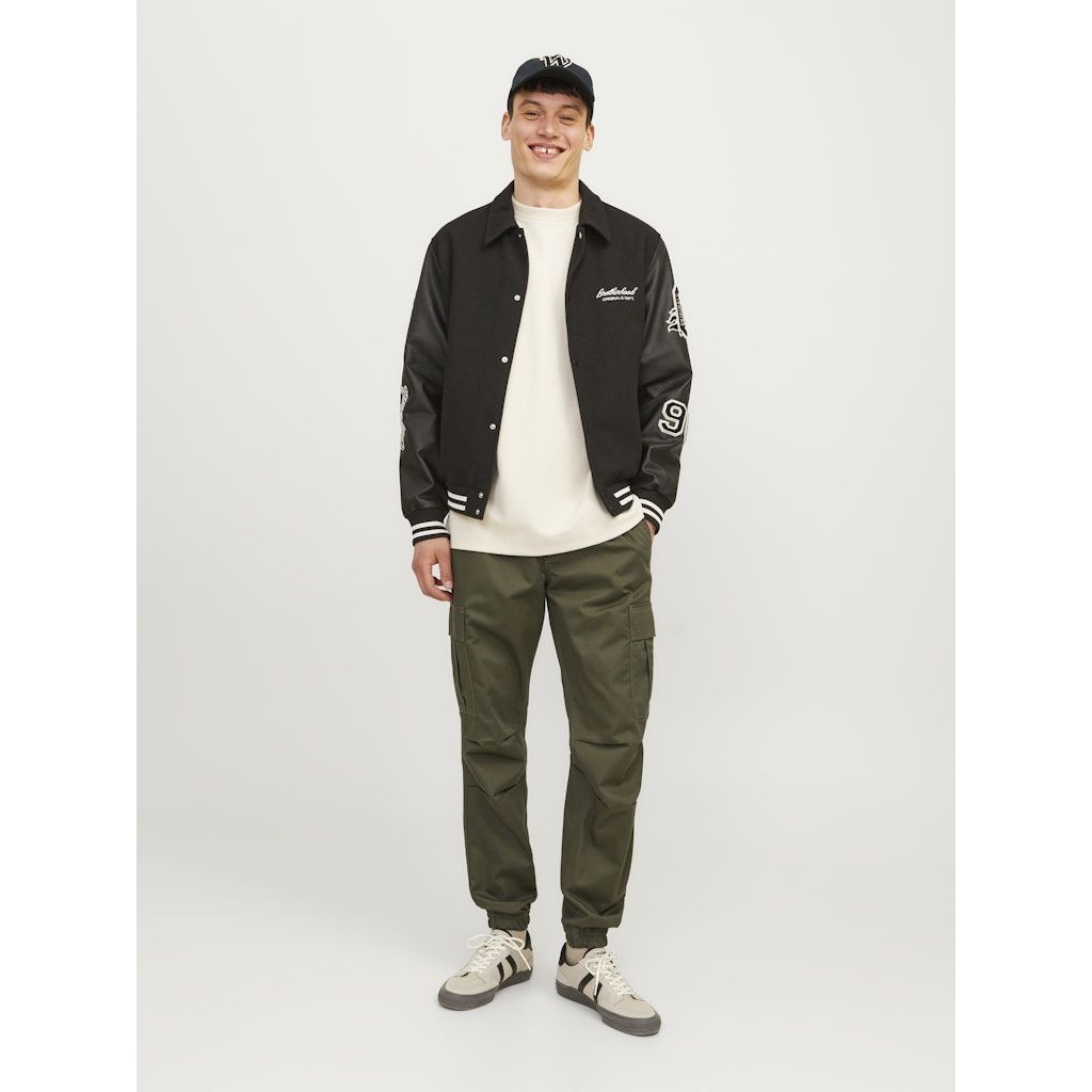 JACK & JONES Laisvalaikio kelnės vyrams, Chaki, Kane 6