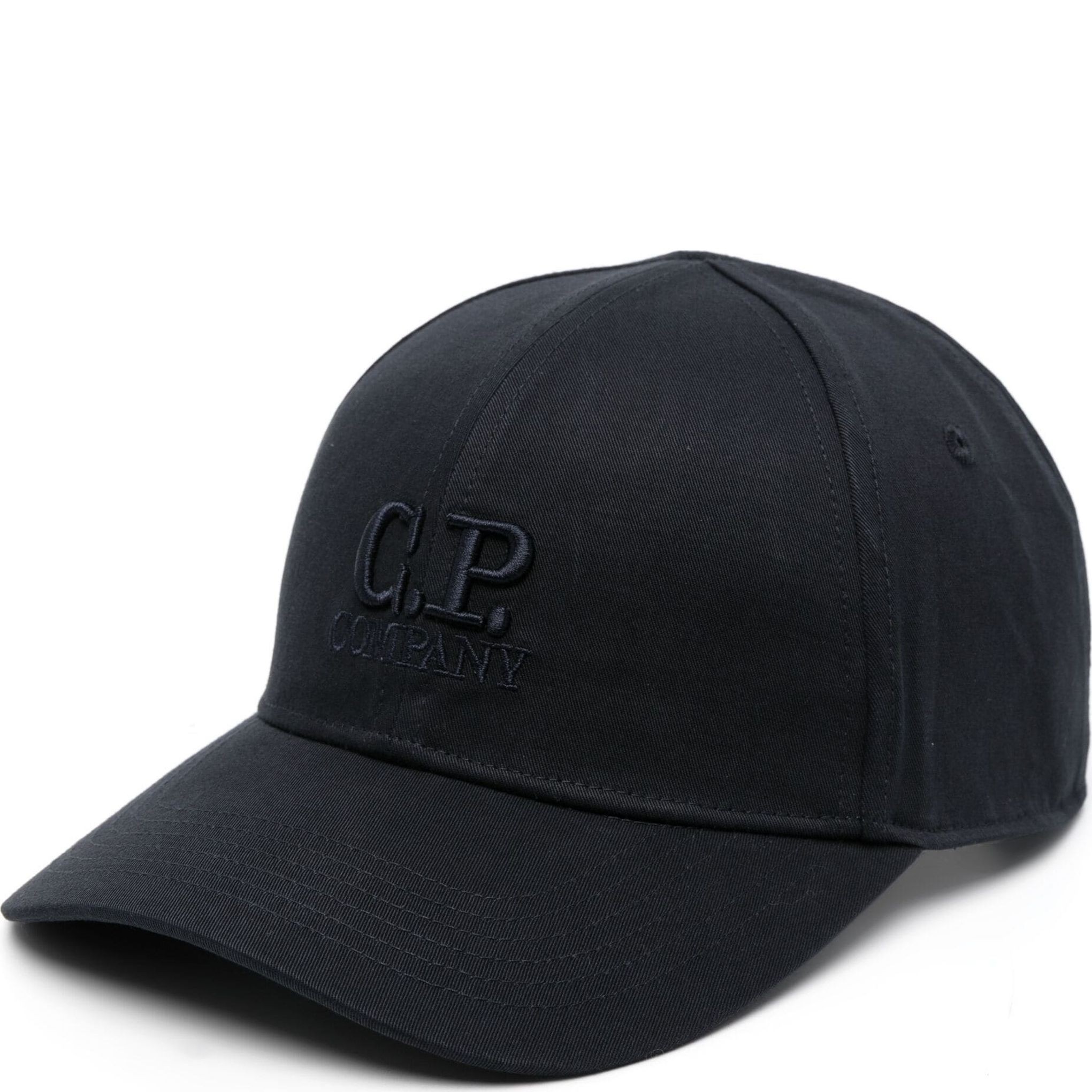 C.P. COMPANY Kepurė vyrams, Mėlyna, Gabardine logo cap 1