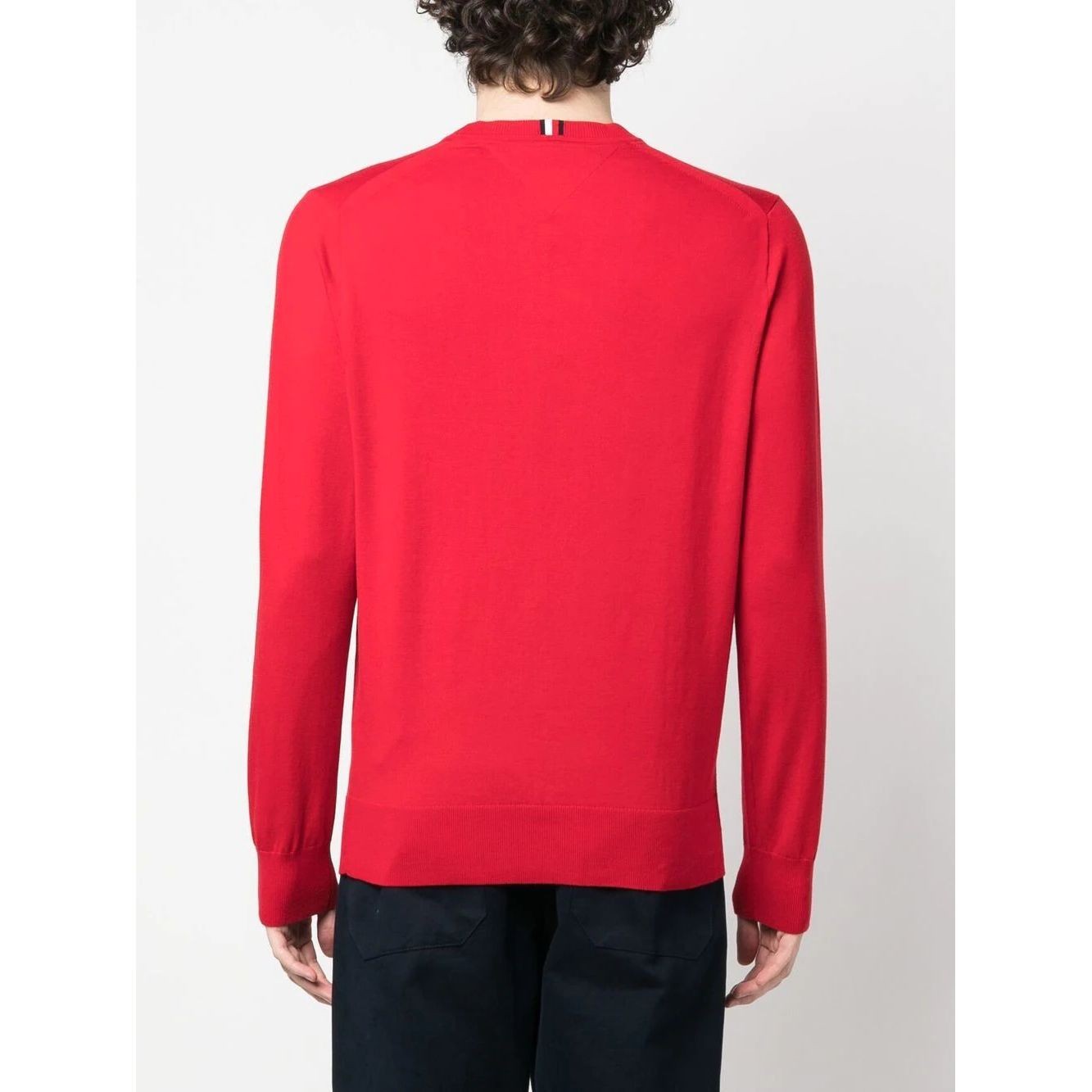 TOMMY HILFIGER Megztinis vyrams, Raudona, 1985 crew neck sweater 4