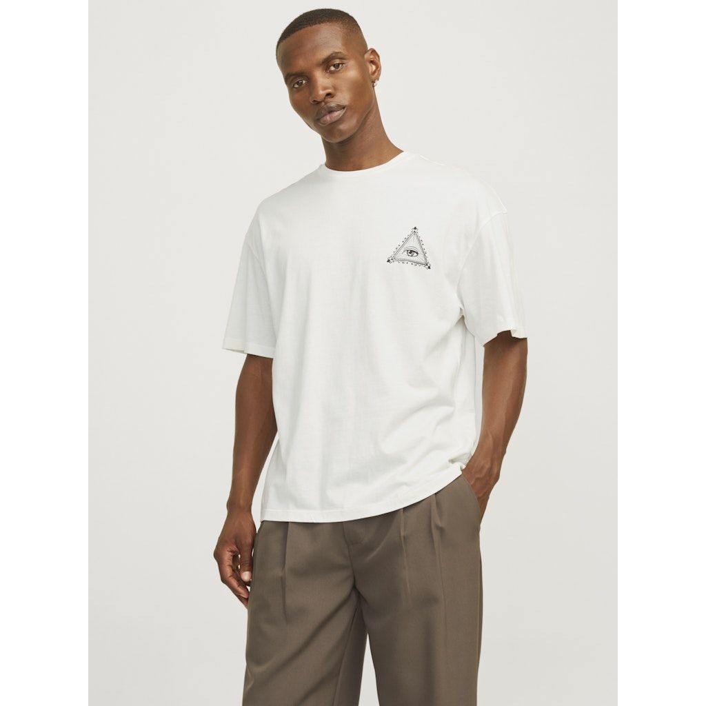JACK & JONES Marškinėliai vyrams, Balta, Mystic tee 3