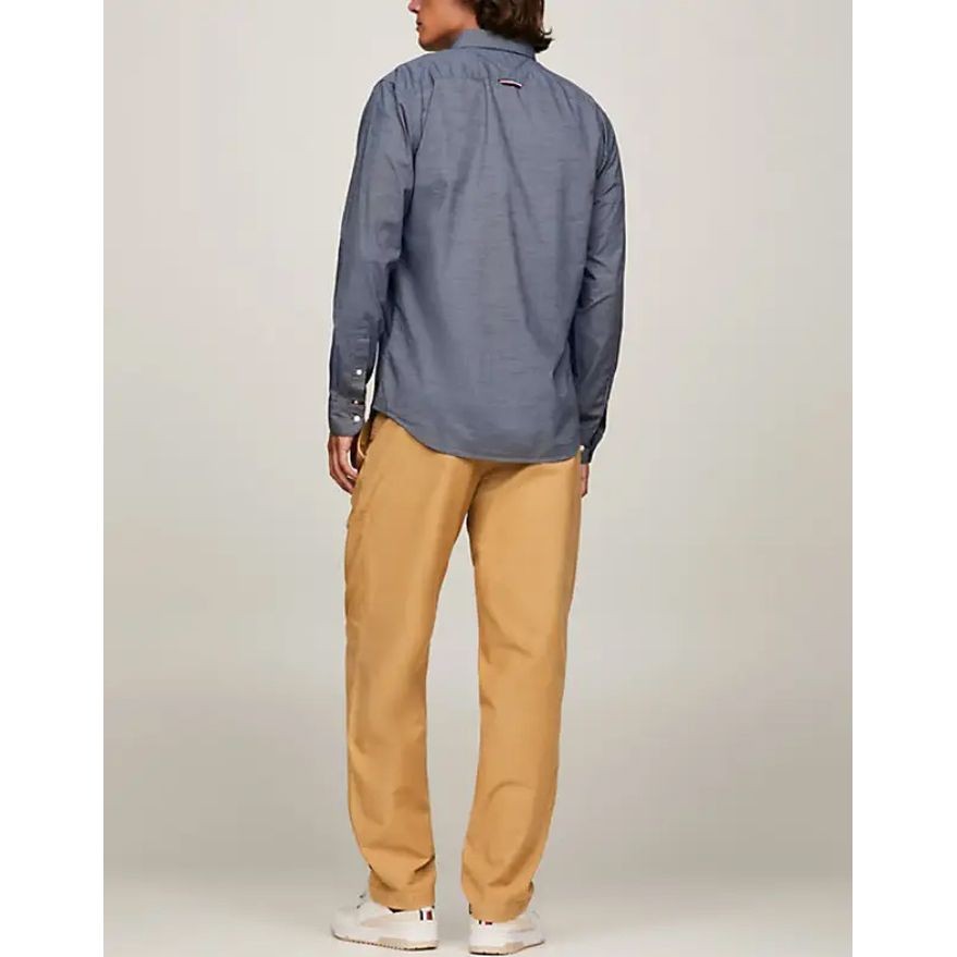 TOMMY HILFIGER Marškiniai ilgomis rankovėmis vyrams, Mėlyna, Houndstooth rf shirt 2