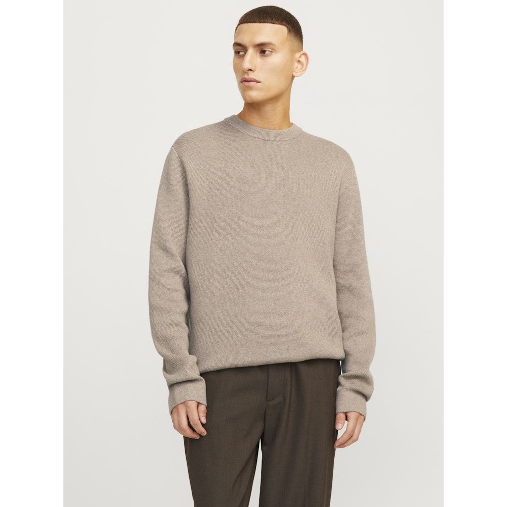 JACK & JONES Megztinis vyrams, Ruda, Milano stitch knit crew neck 2