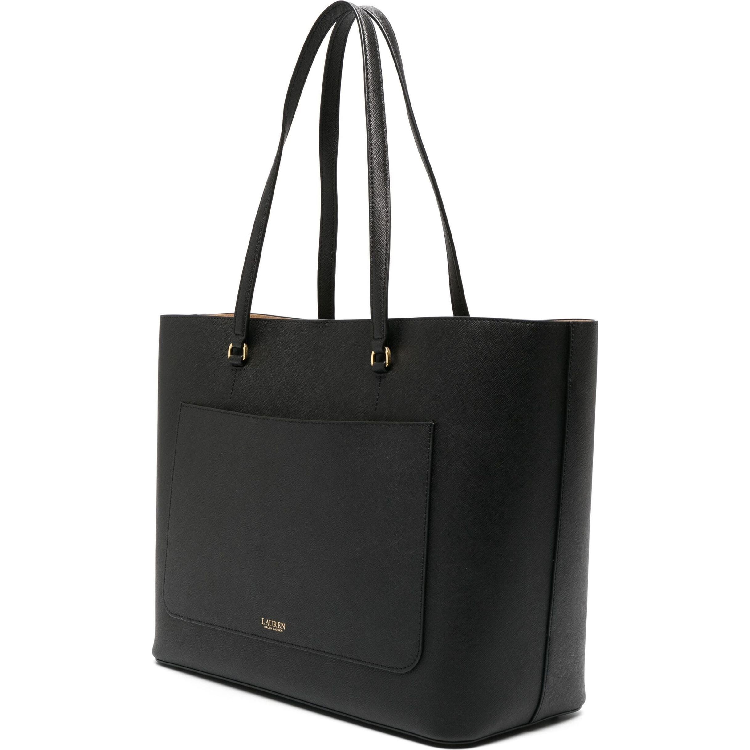 LAUREN RALPH LAUREN Pirkinių krepšys moterims, Juoda, Karly tote large 2