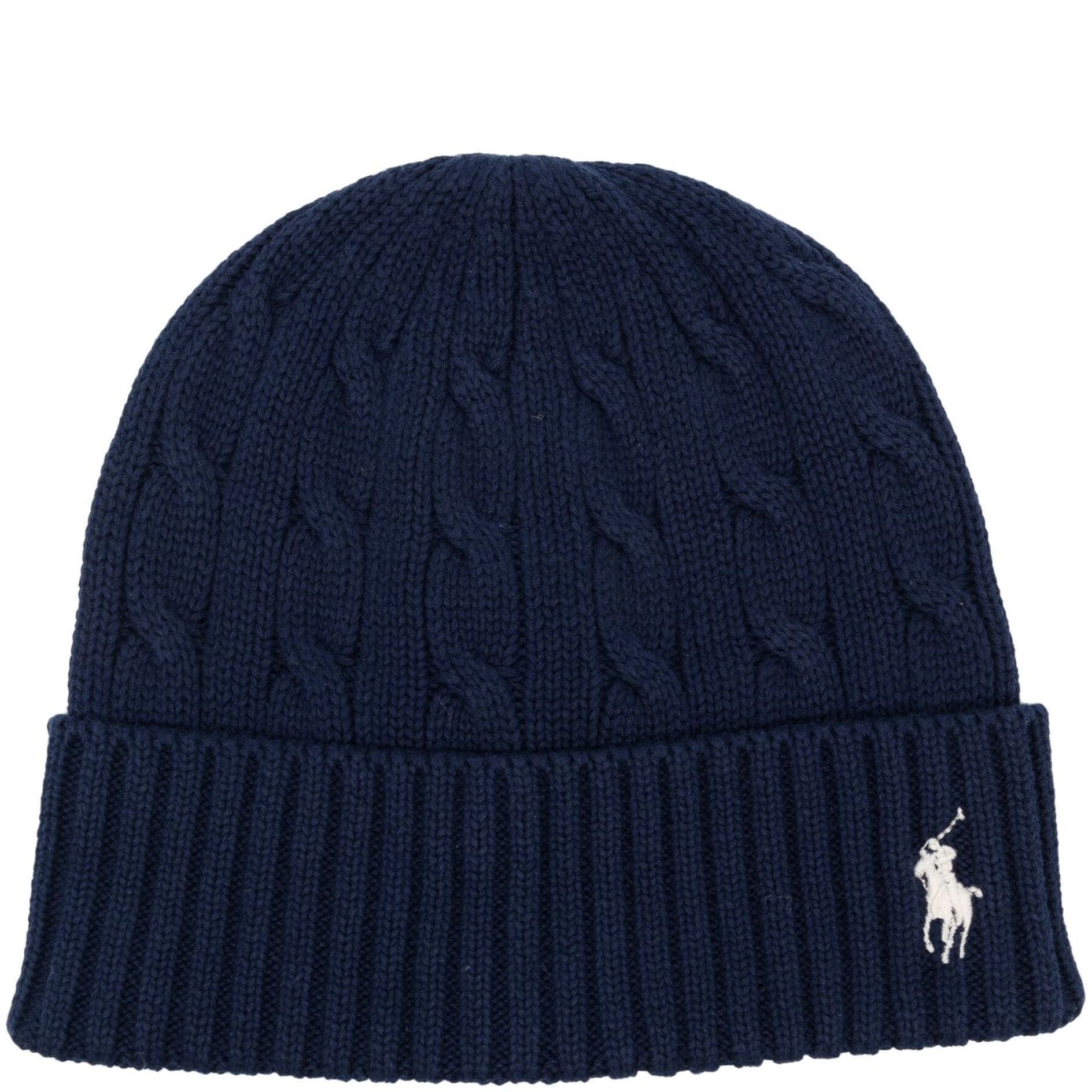 POLO RALPH LAUREN Skrybėlė moterims, Mėlyna, Cold weather hat 1