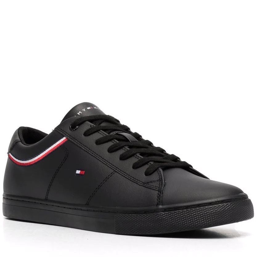 TOMMY HILFIGER Sportiniai bateliai vyrams, Juoda, ESSENTIAL SNEAKER DETAIL 1