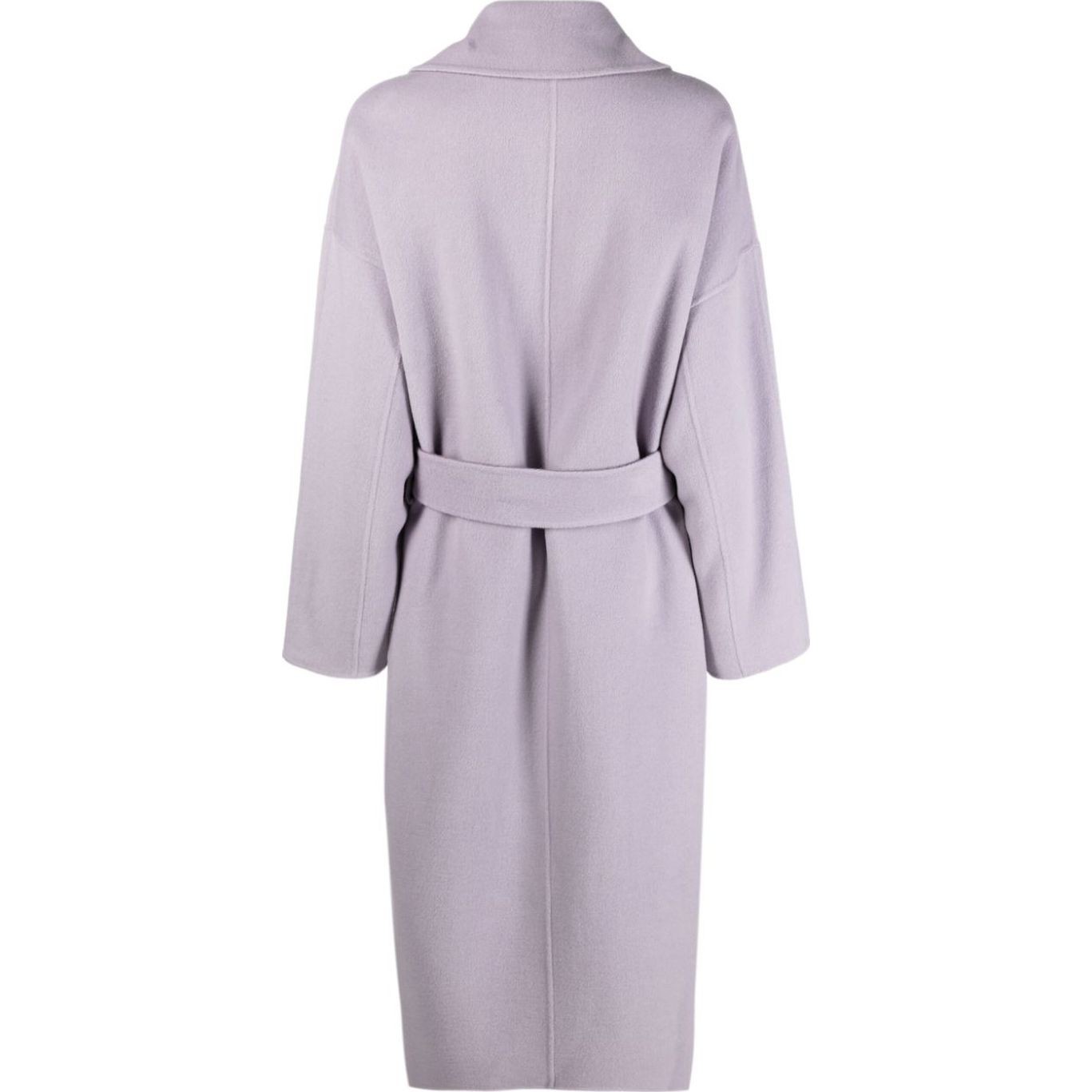 CALVIN KLEIN Paltas moterims, purple, Df wool reversible wrap coat 2