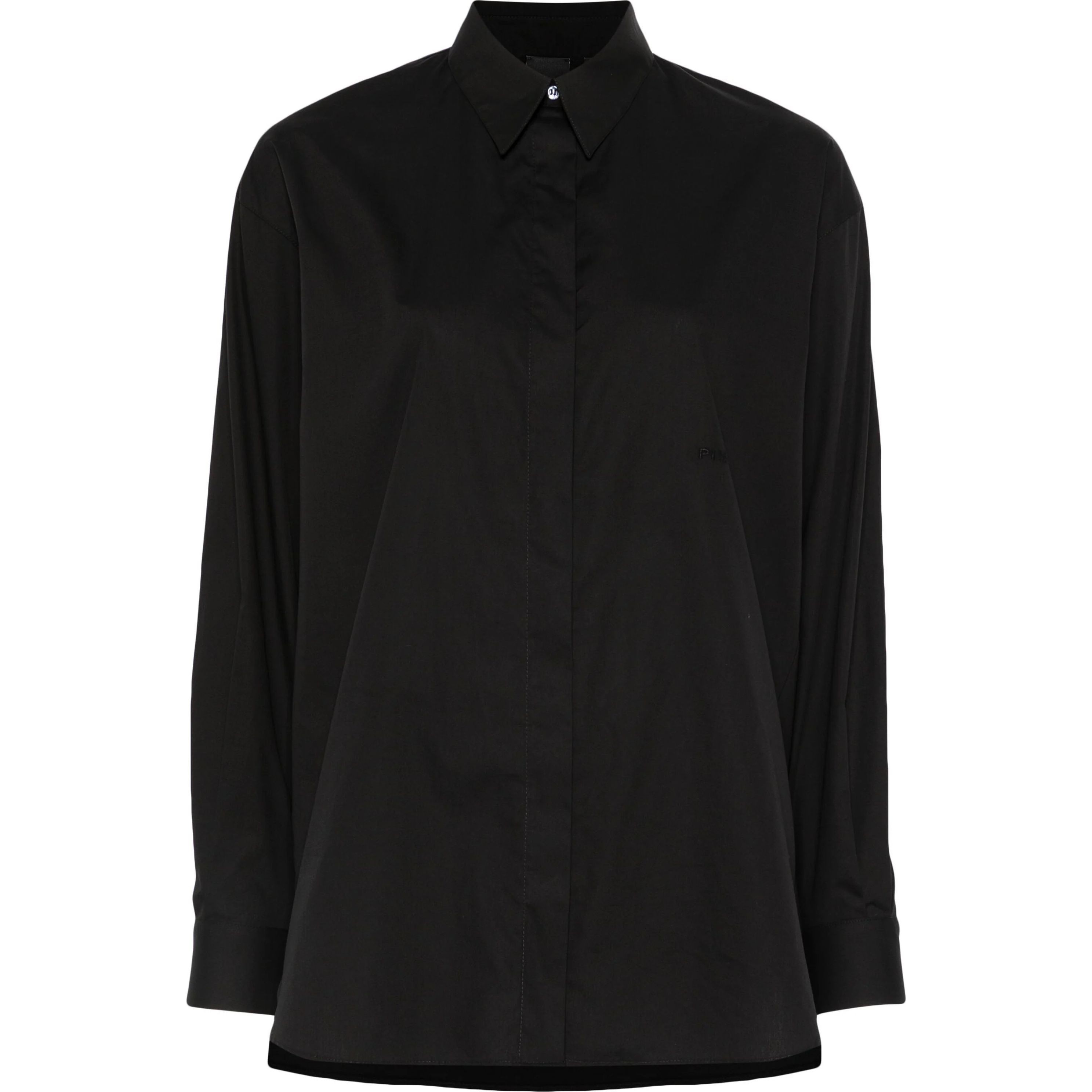 PINKO Marškiniai ilgomis rankovėmis moterims, Juoda, Bridport shirt