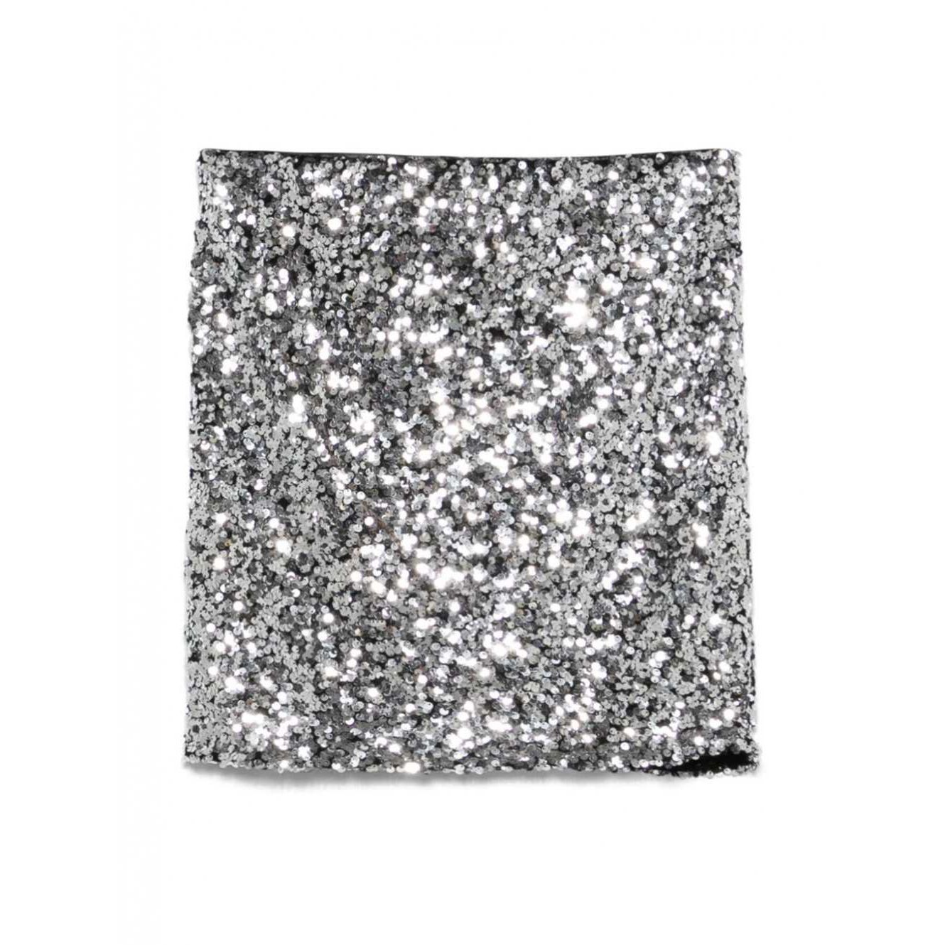 DKNY Mini sijonas moterims, Sidabrinė, Mini skirt 2