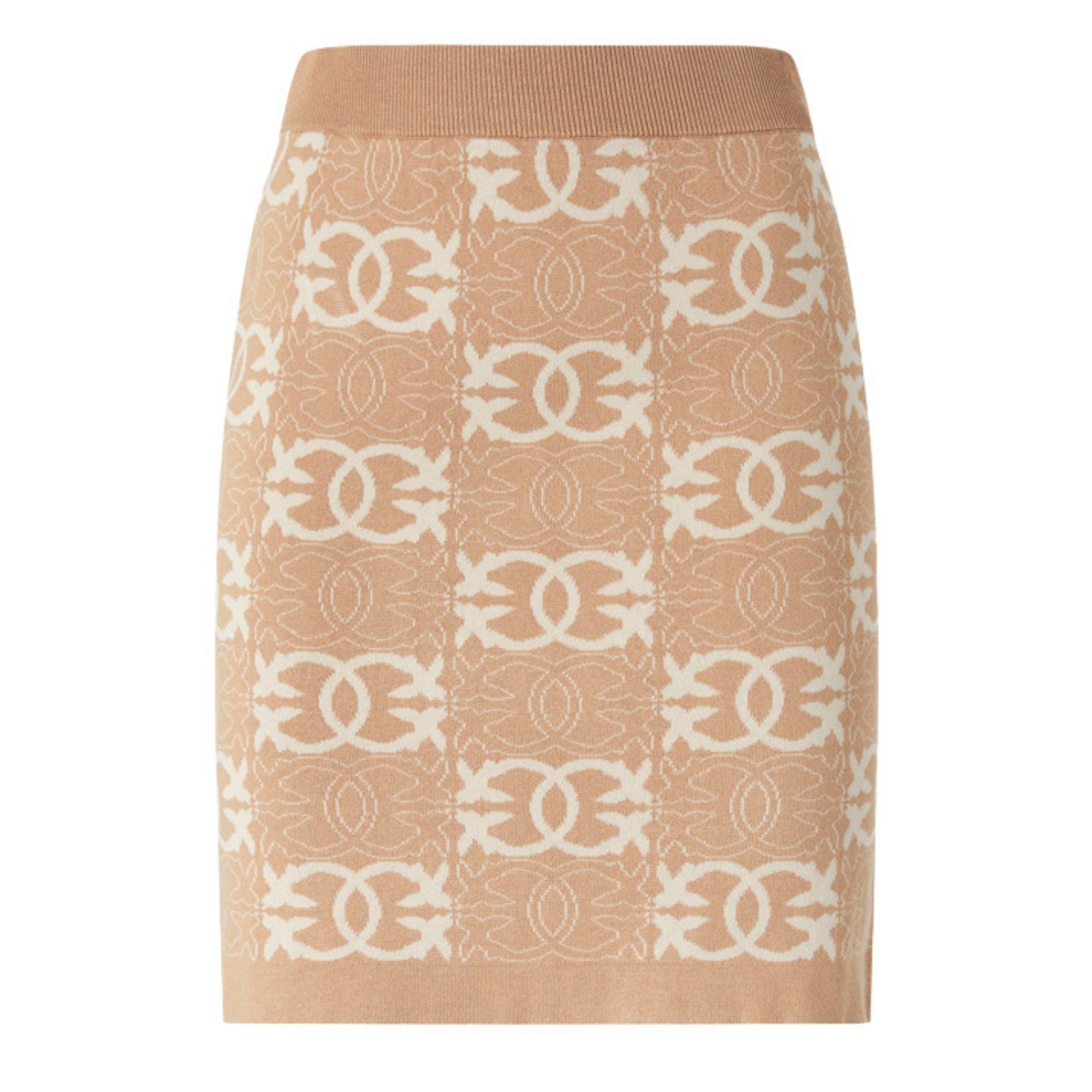 PINKO Midi sijonas moterims, Smėlio, Bang bang skirt 1