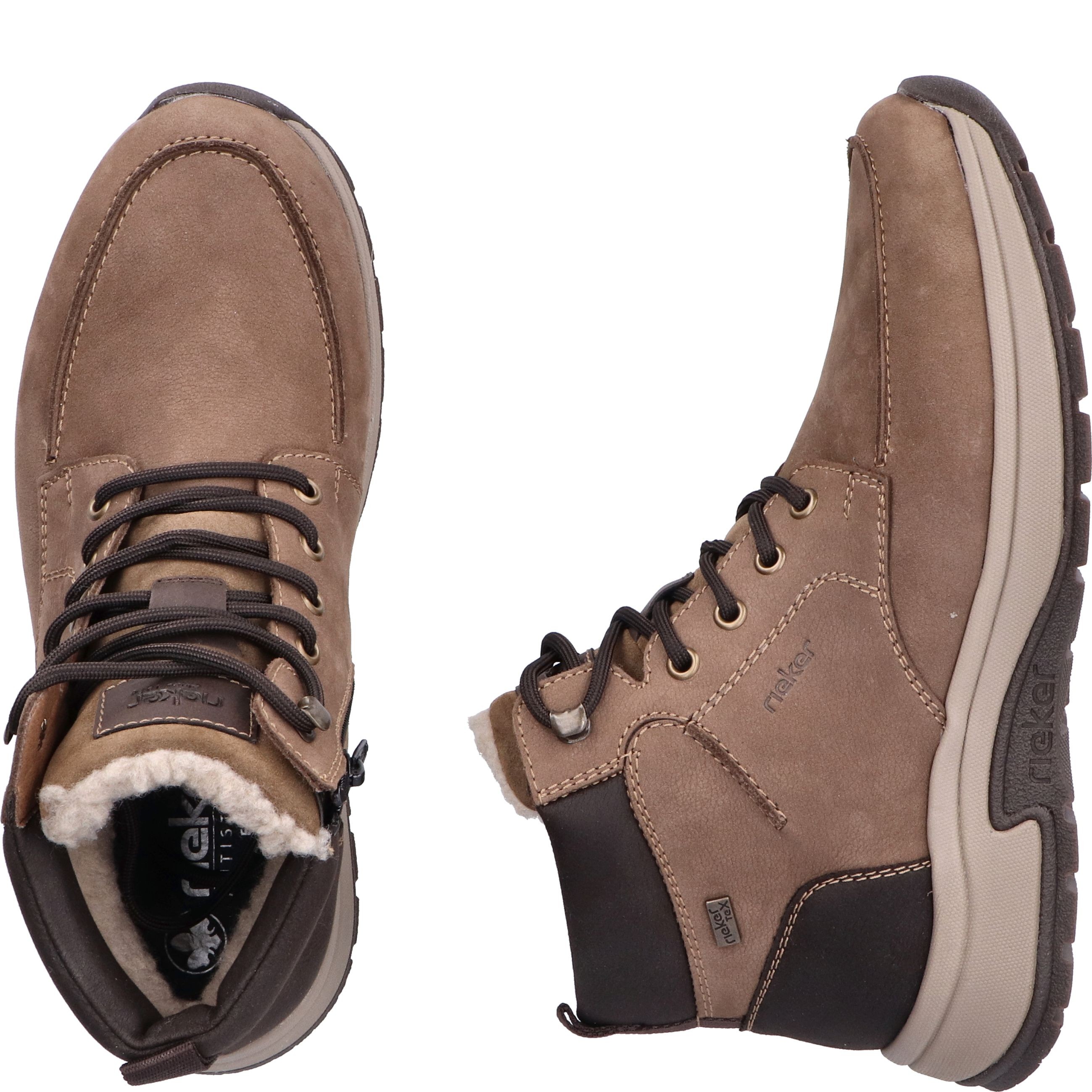 RIEKER Aulinukai vyrams, Ruda, Men's boots 12