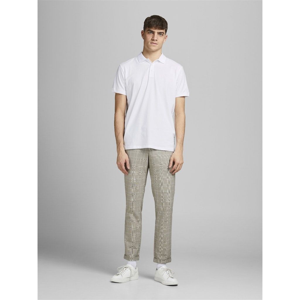 JACK & JONES Polo marškiniai trumpos rank. vyrams, Balta, JPRBLALOGO SPRING SS 5