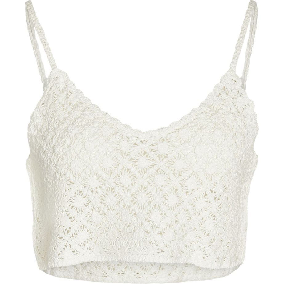 NOISY MAY Megztinis moterims, Smėlio, NMROZA S/L V-NECK CRO