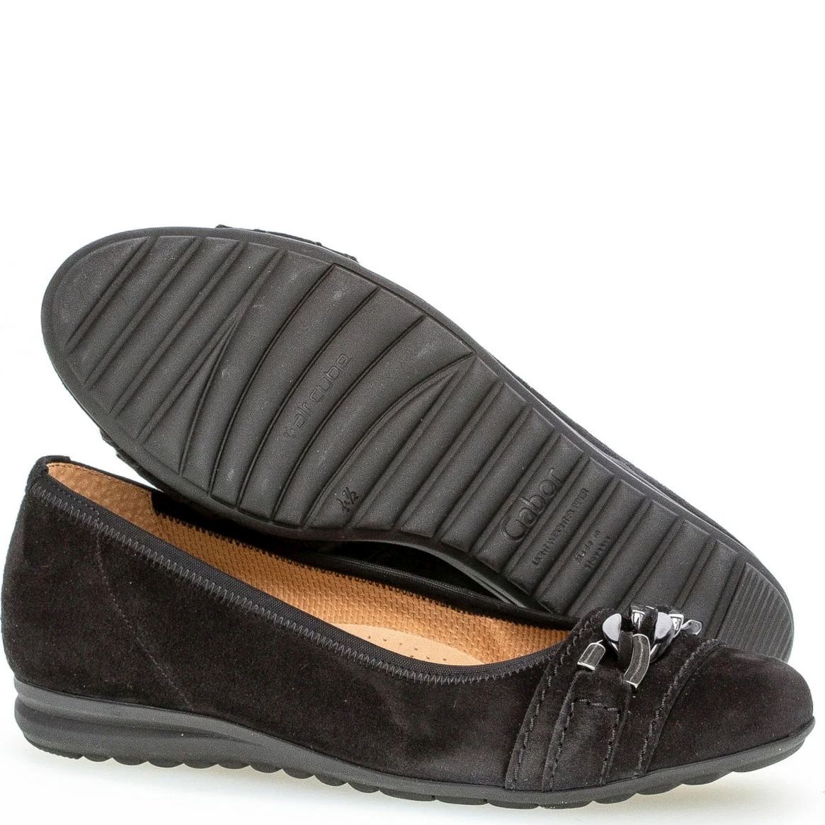 GABOR Bateliai - moterims, Juoda, SHOES 5