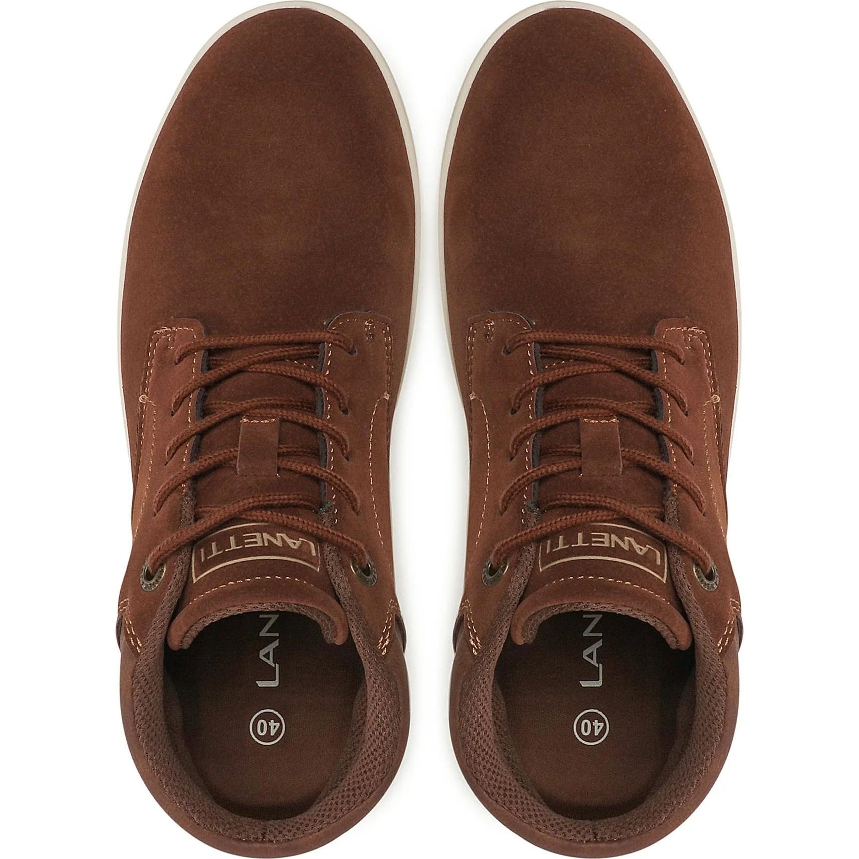 LANETTI Aulinukai vyrams, Ruda, BOOTIES 4