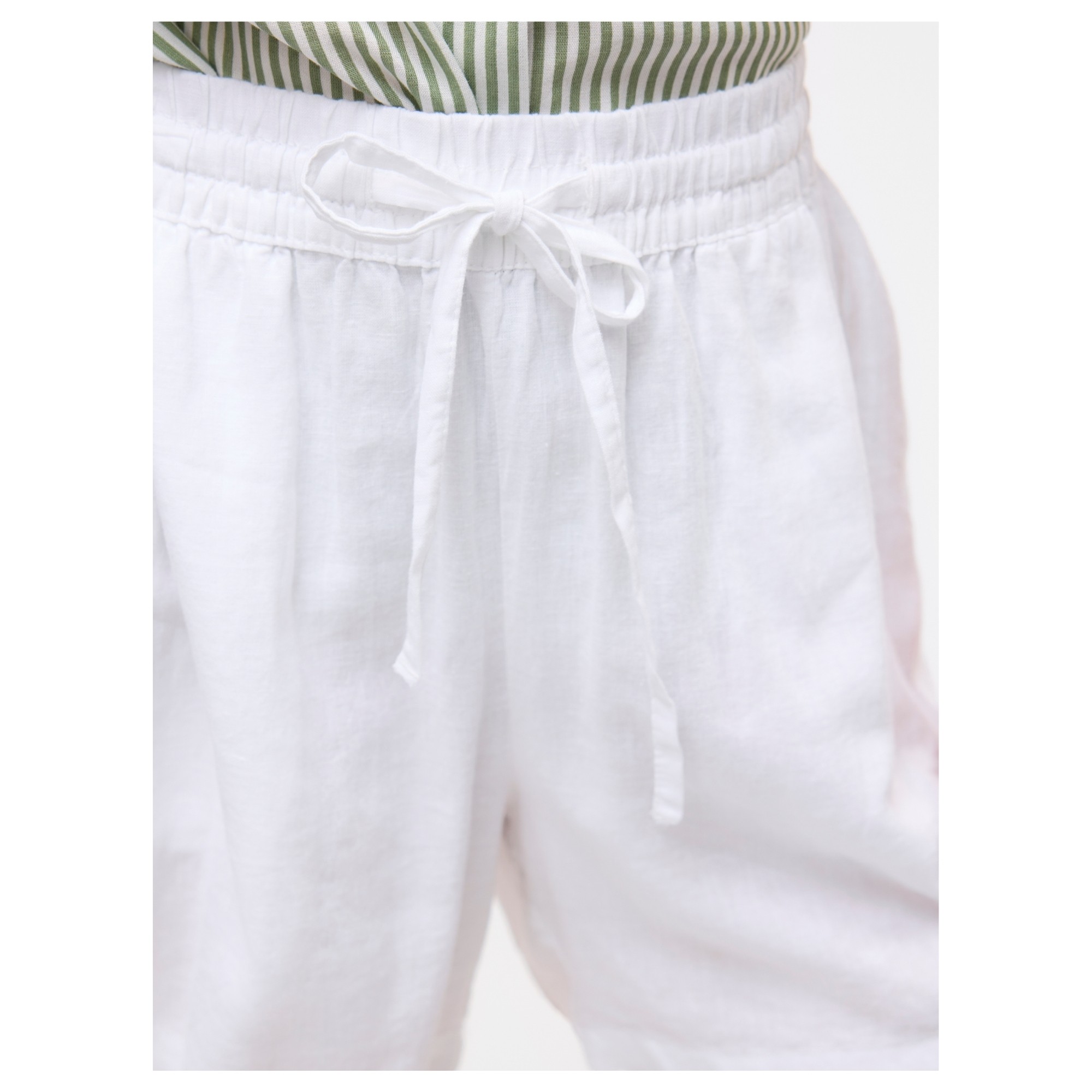 VERO MODA Šortai moterims, Balta, Linn 5