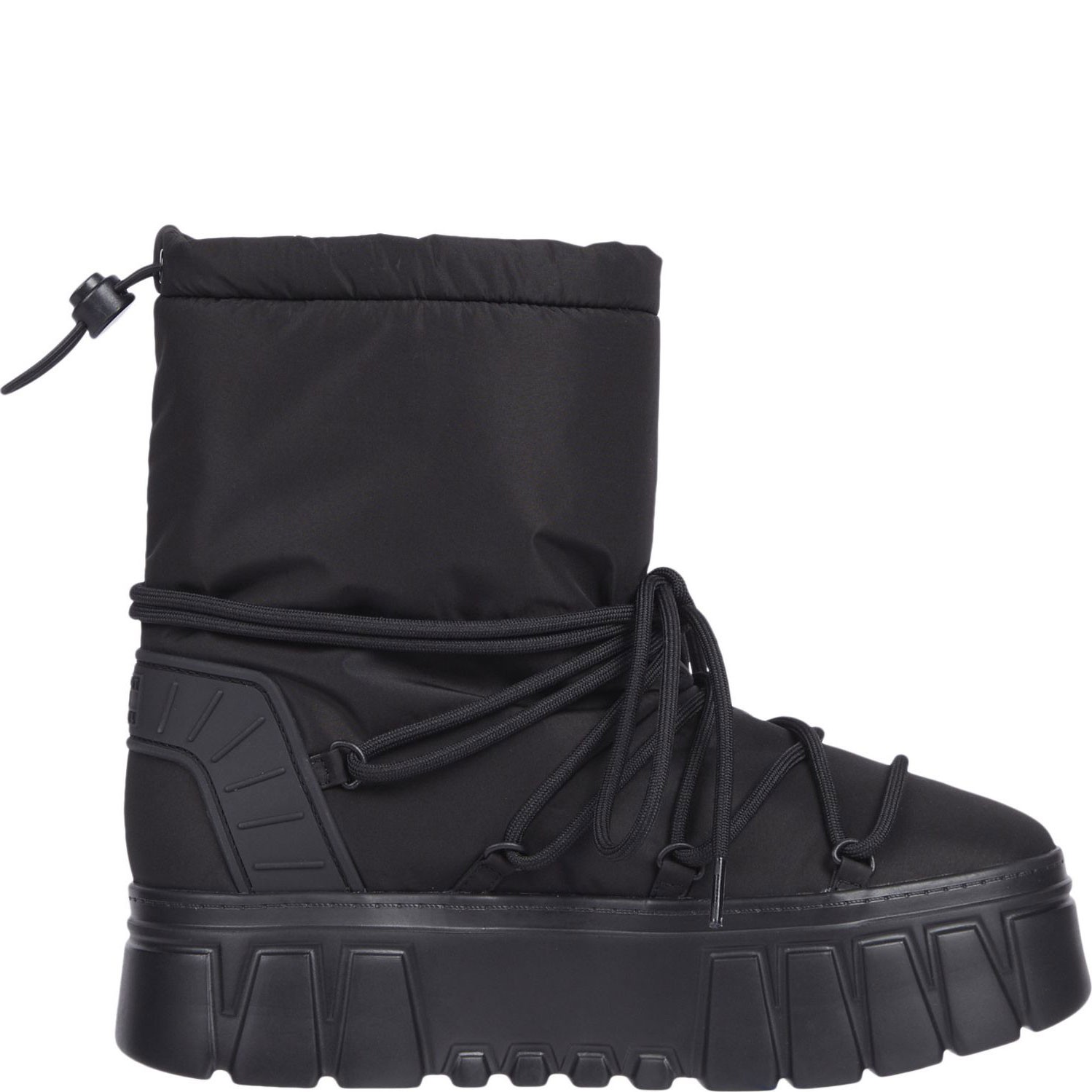 TOMMY JEANS Pašiltinti aulinukai moterims, Juoda, Hybrid boot 2