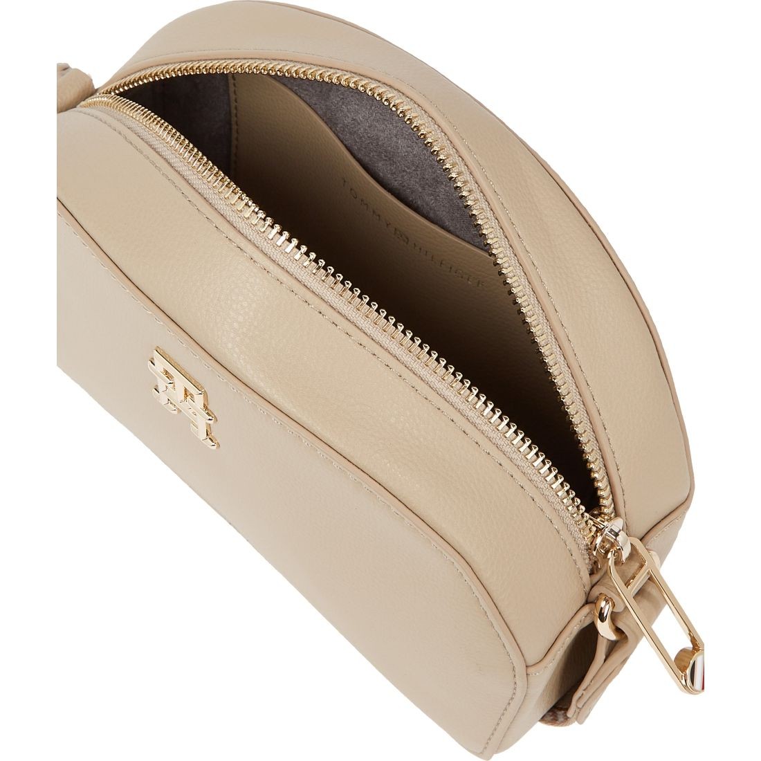 TOMMY HILFIGER Rankinė per petį moterims, Smėlio, Life half moon camera bag 3