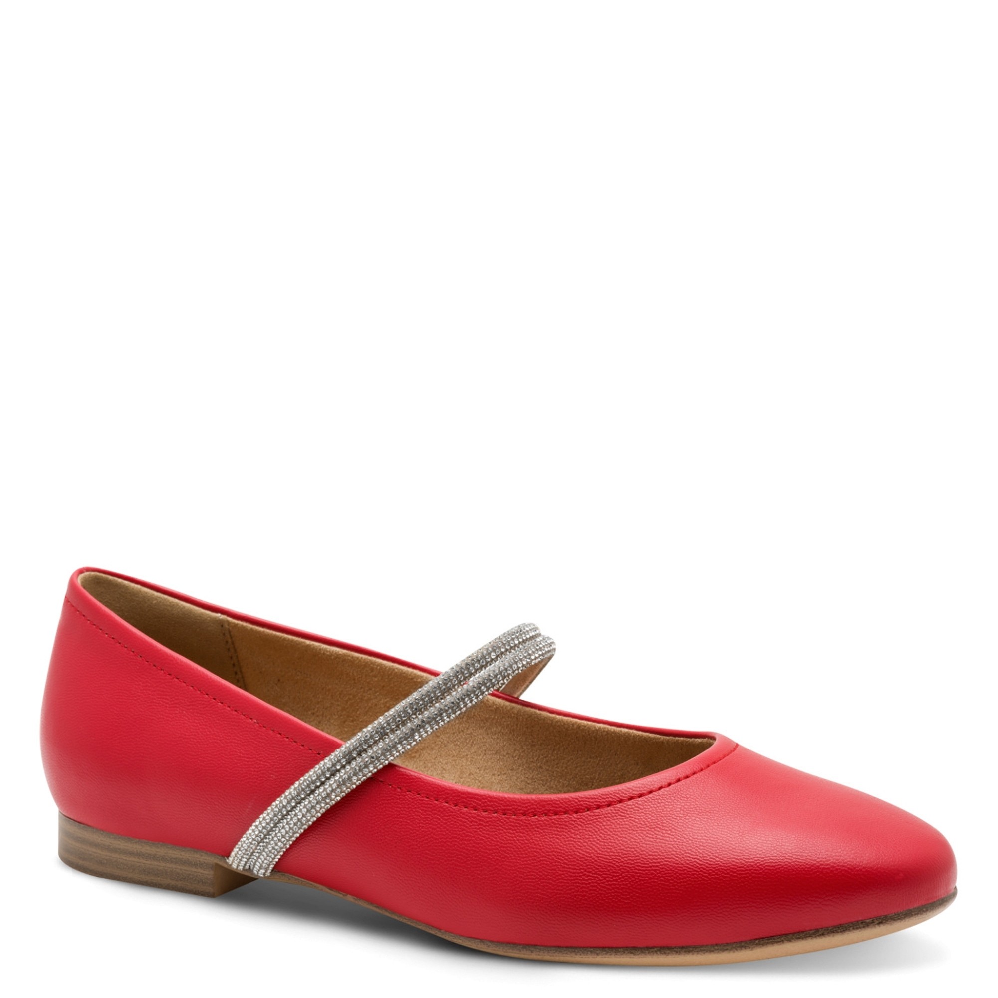 TAMARIS Balerinos moterims, Raudona, Ballerinas 1