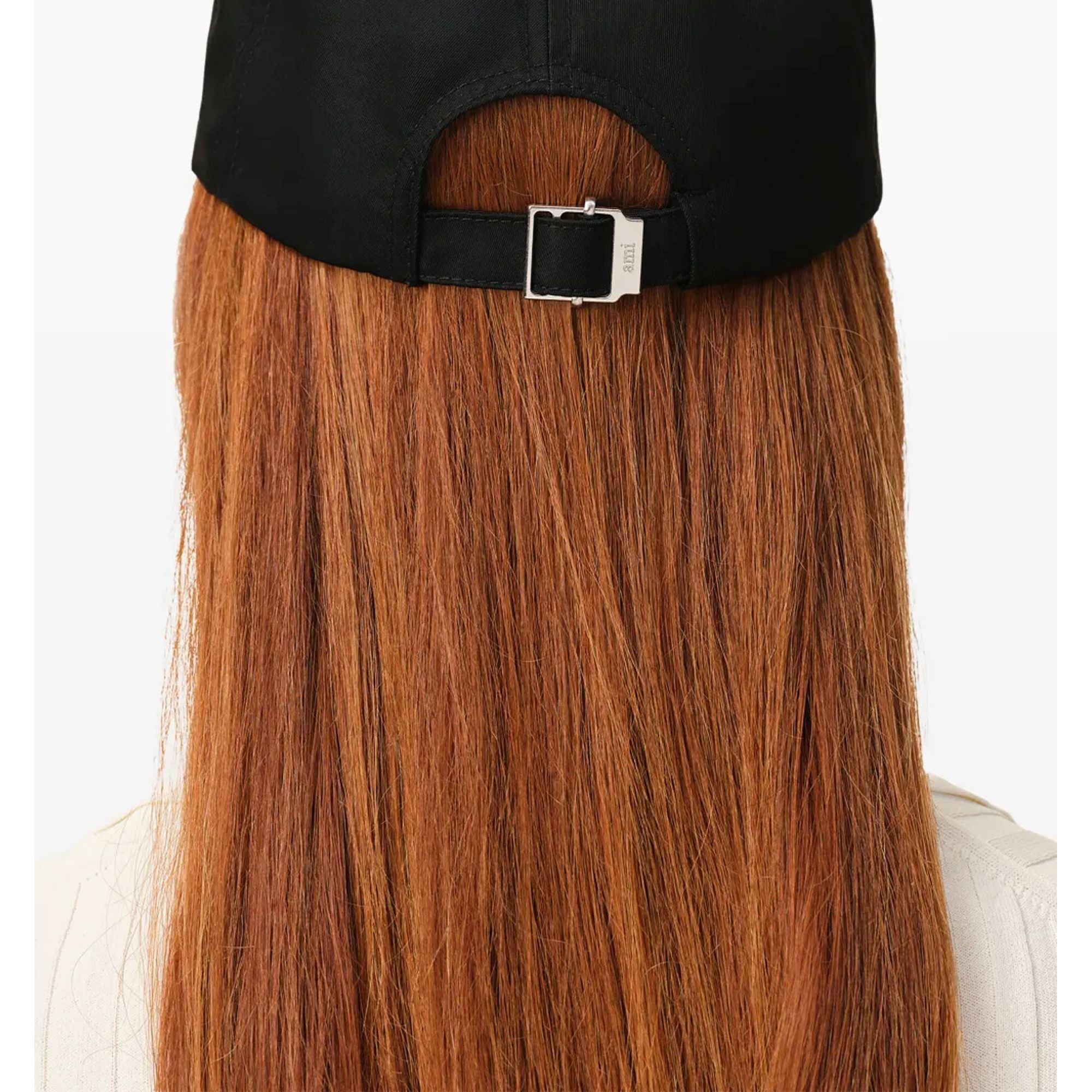 AMI PARIS Kepurė, Juoda, Ami de coeur stud cap 4